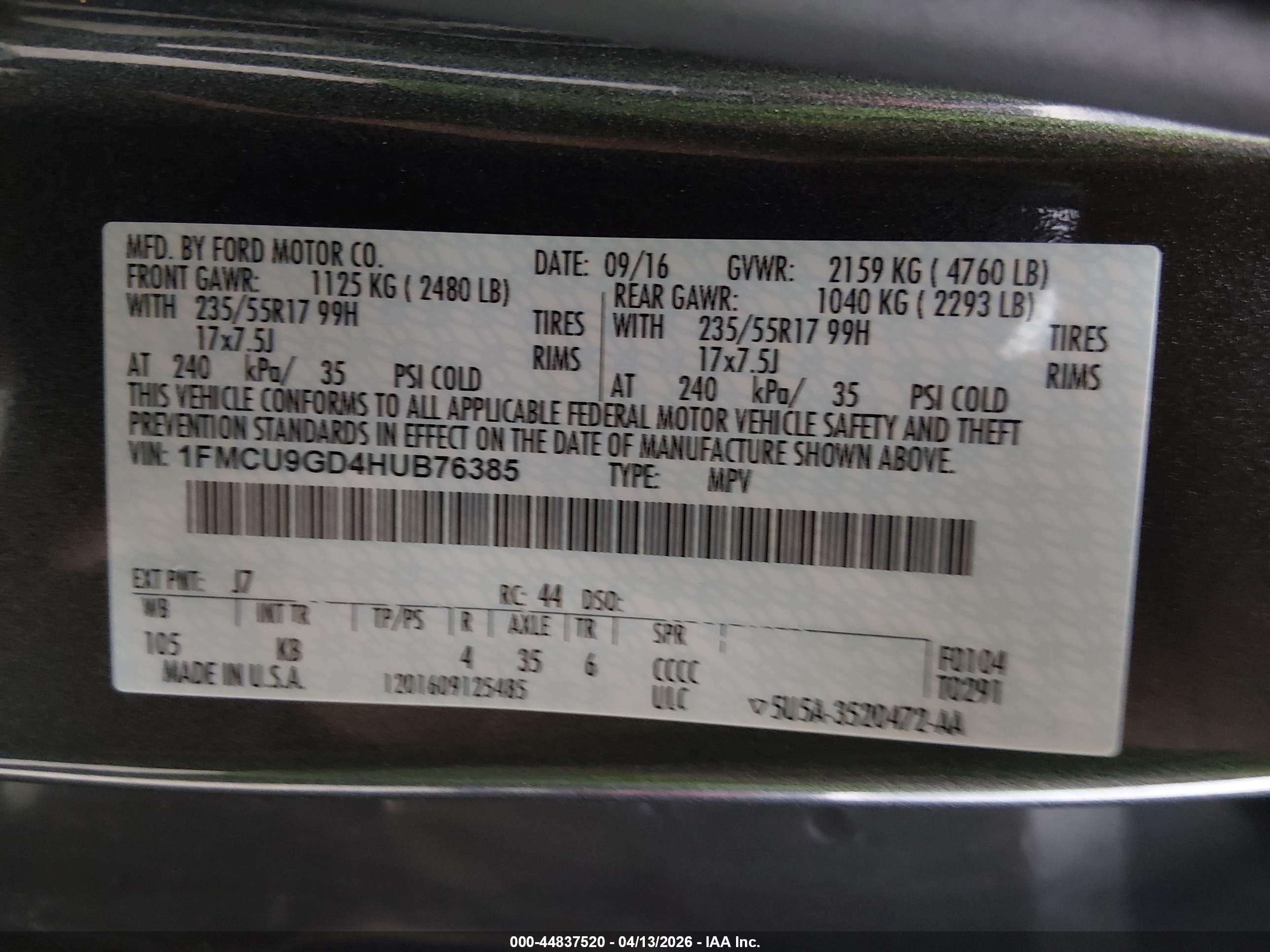 FORD ESCAPE image 9