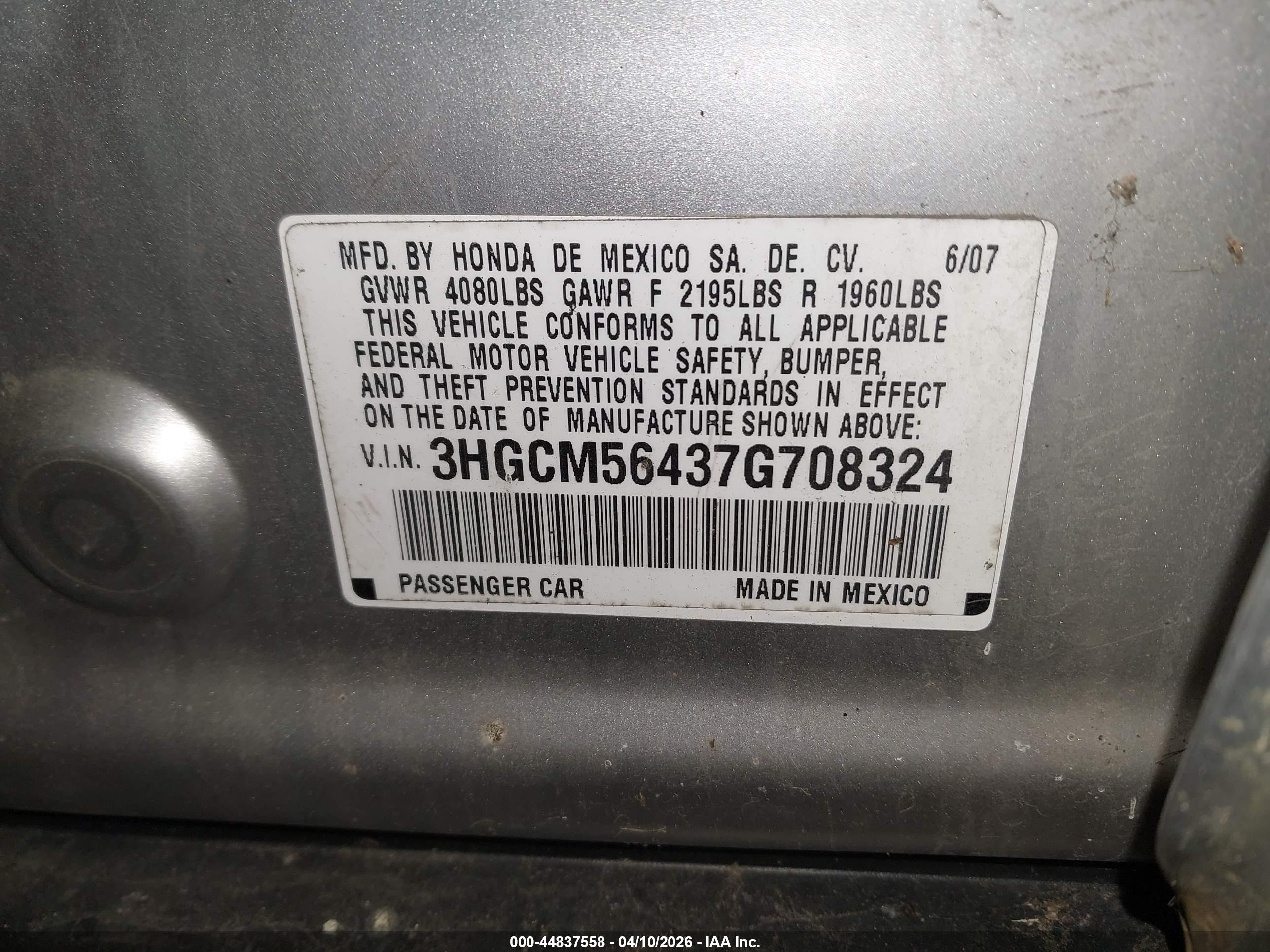 HONDA ACCORD image 9