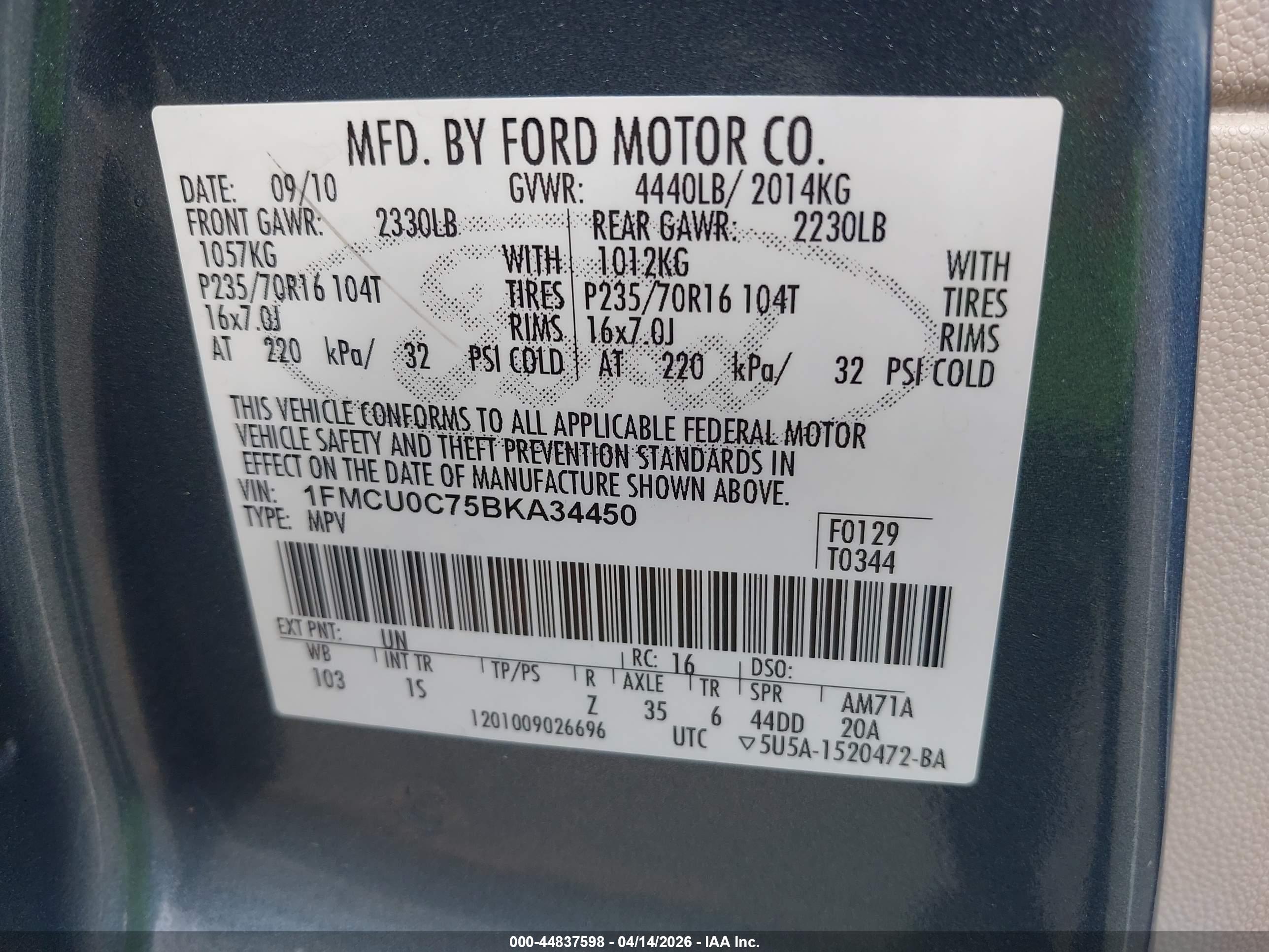 FORD ESCAPE image 9