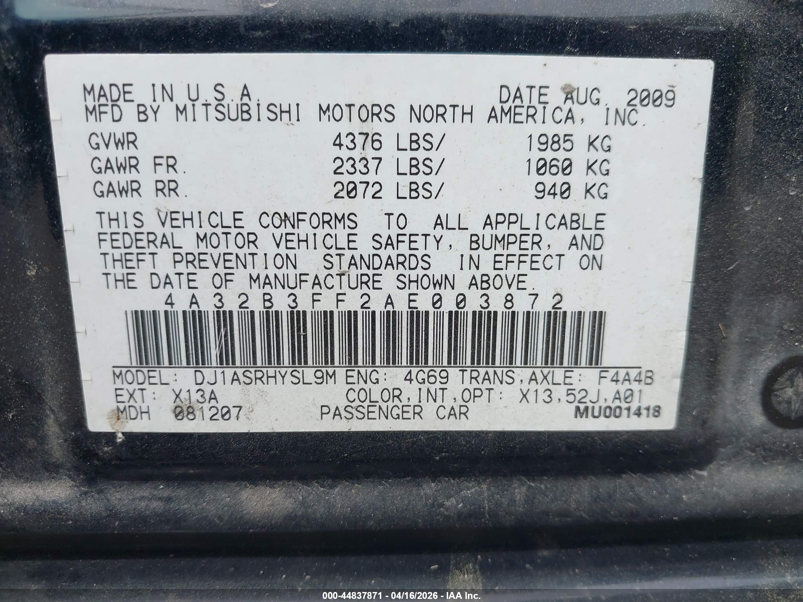 MITSUBISHI GALANT image 9