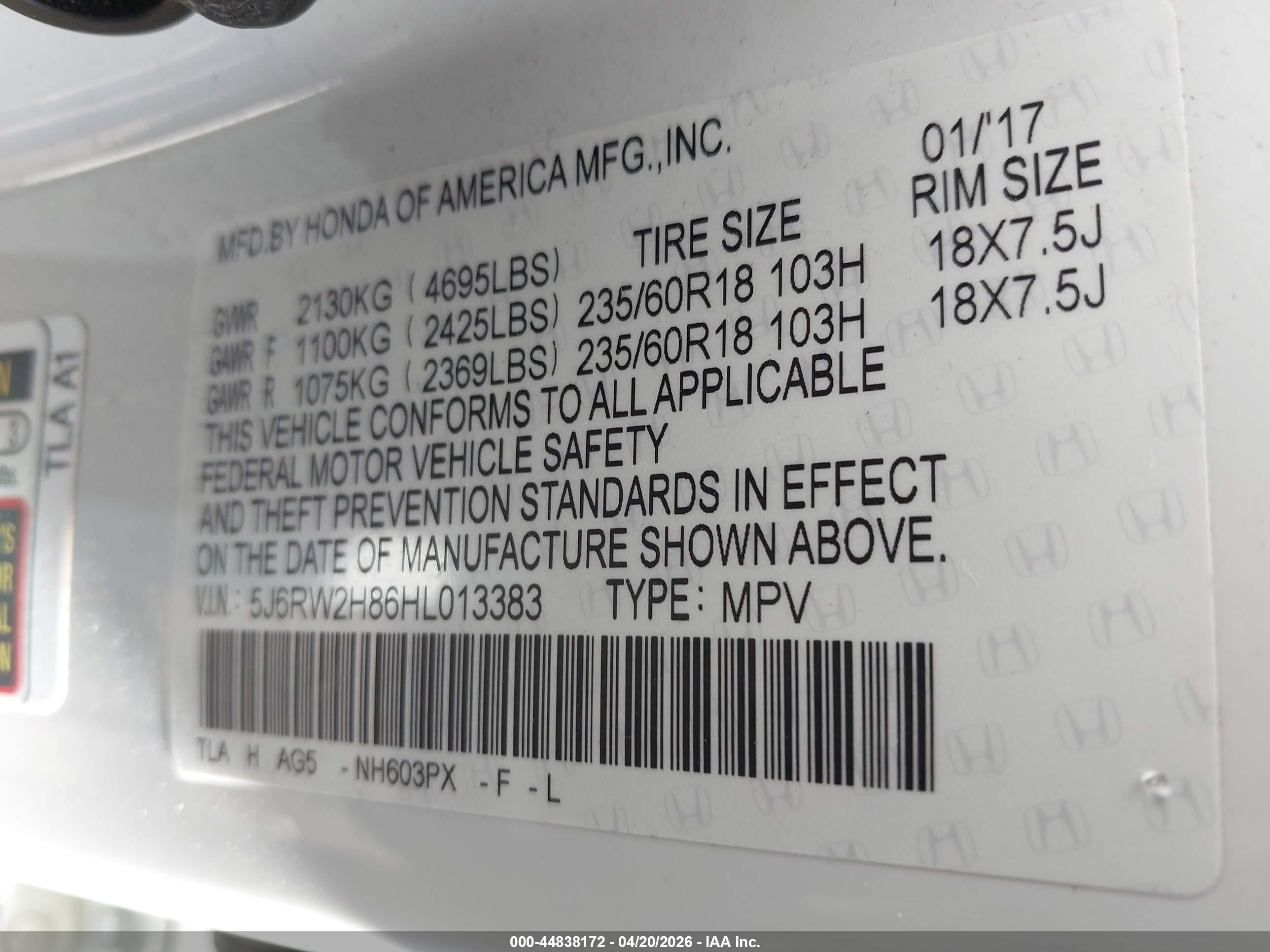 HONDA CR-V image 9