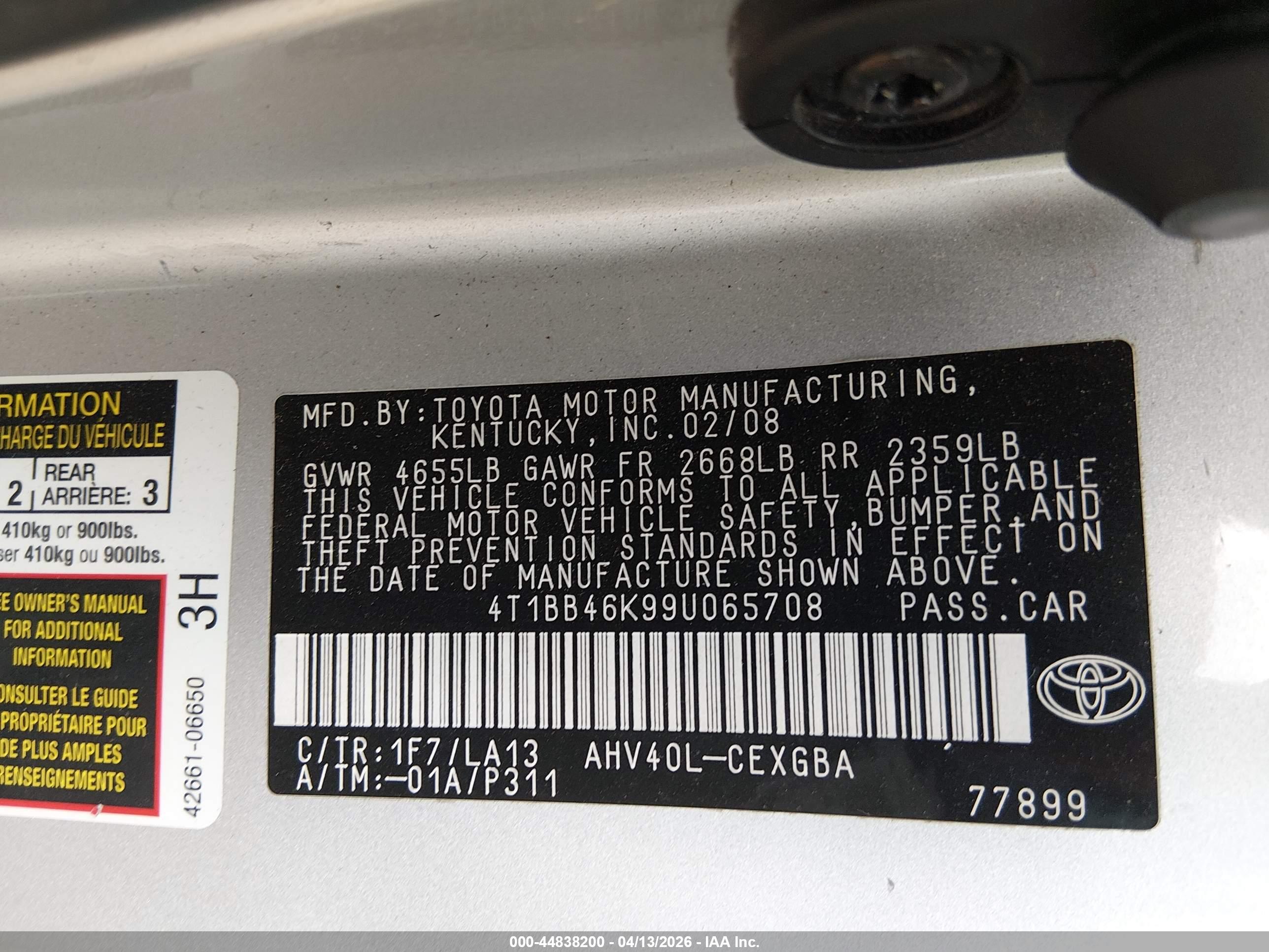 TOYOTA CAMRY image 9