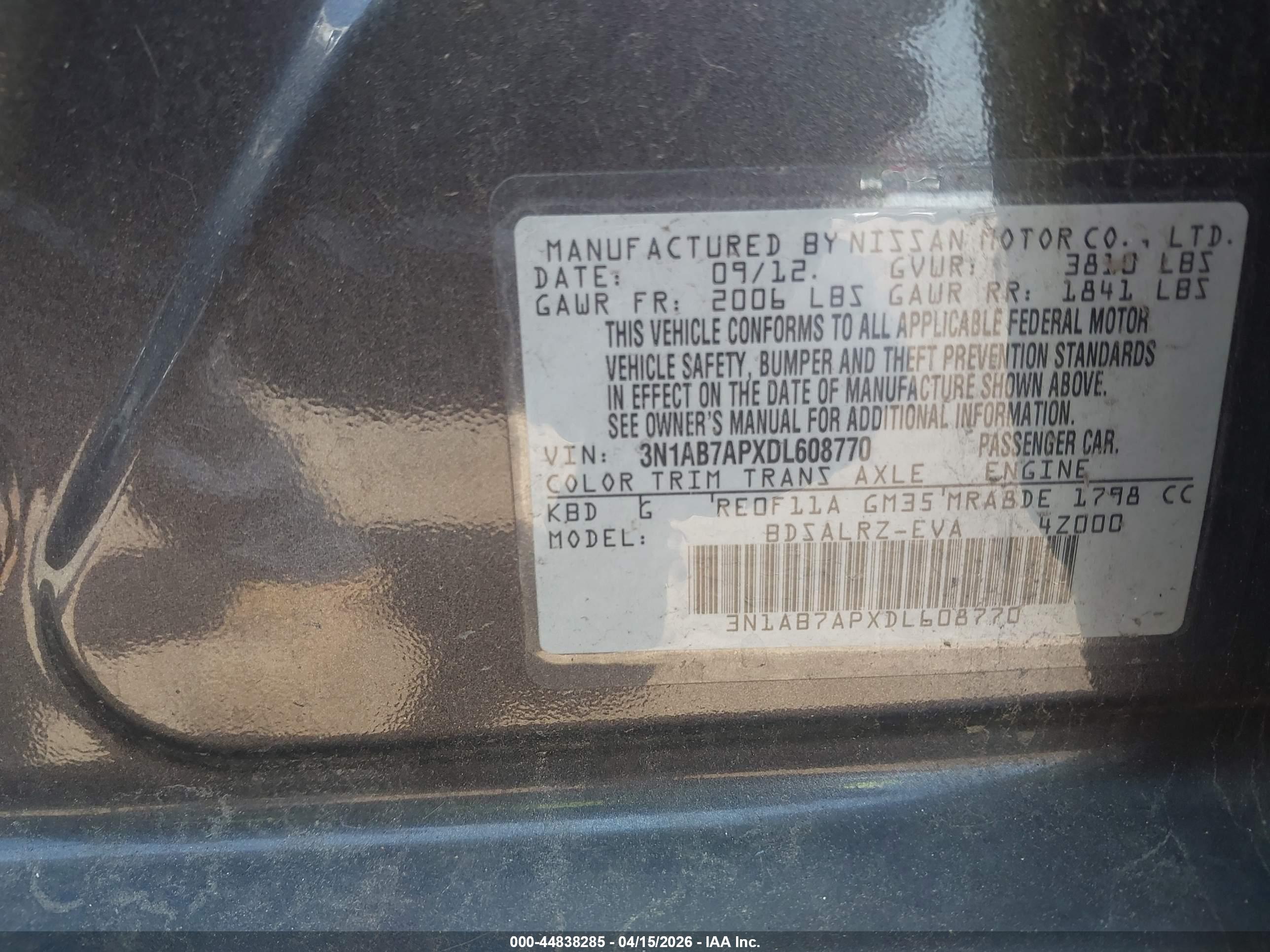 NISSAN SENTRA image 9
