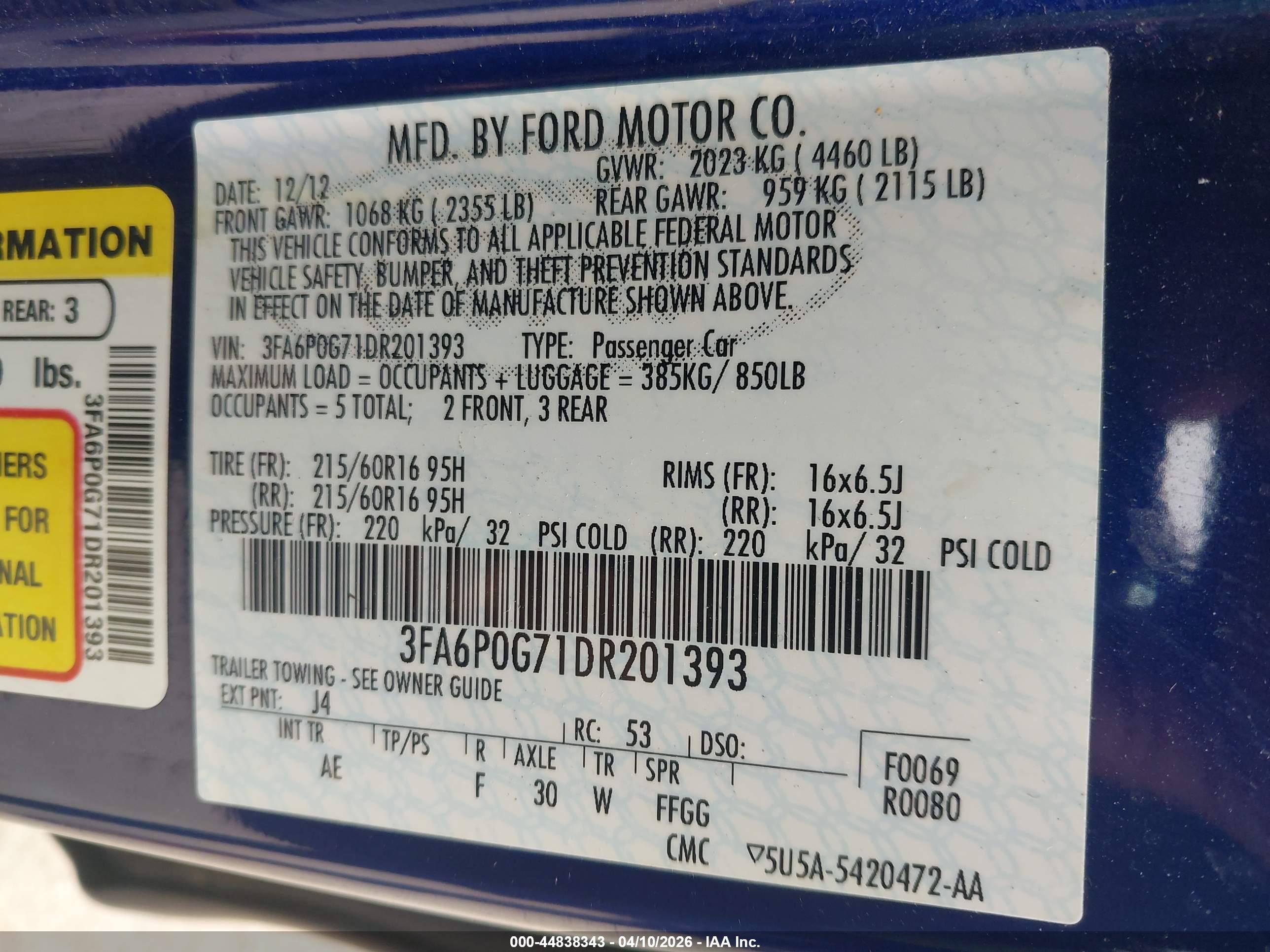 FORD FUSION image 9