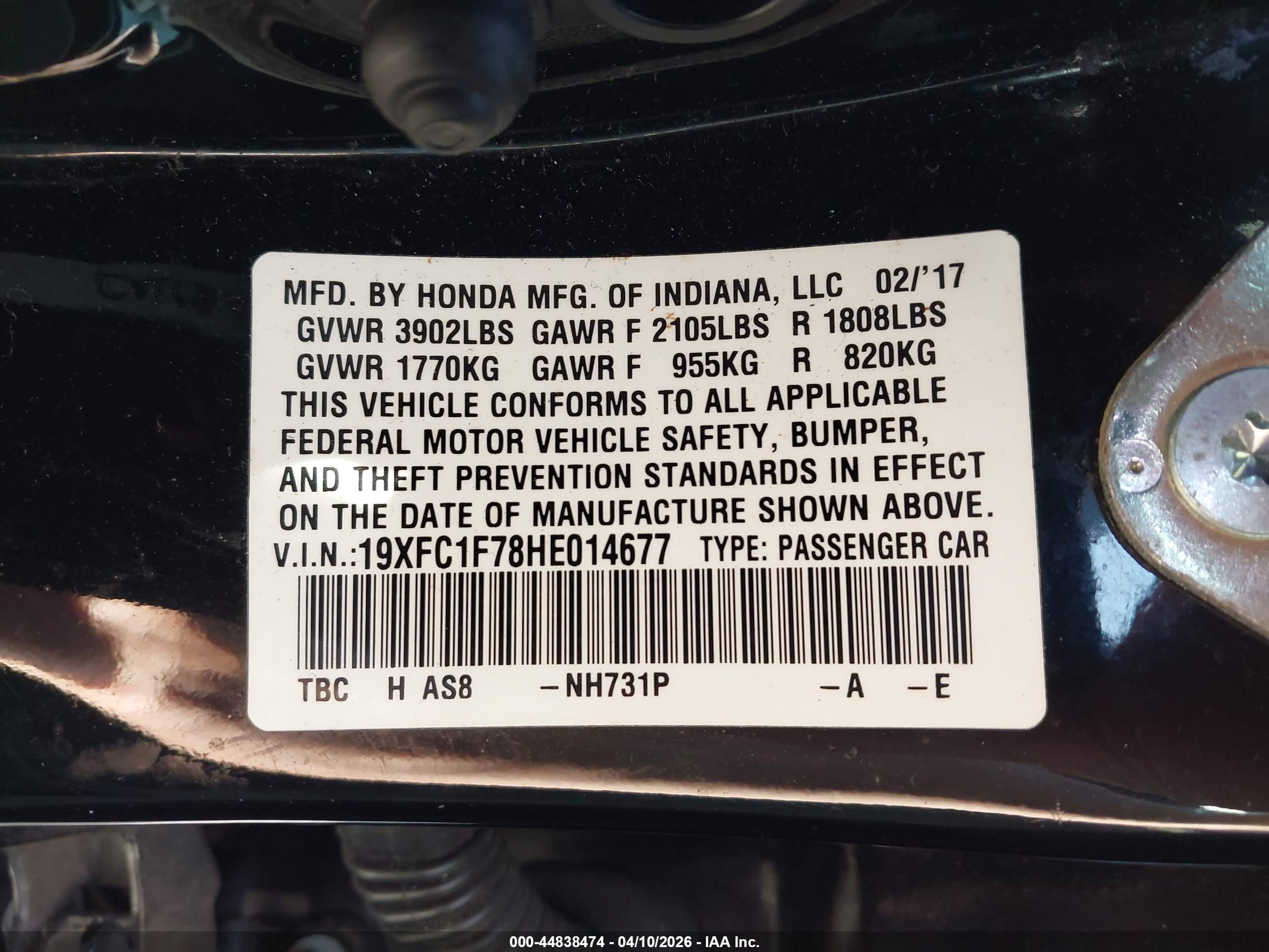 HONDA CIVIC image 9