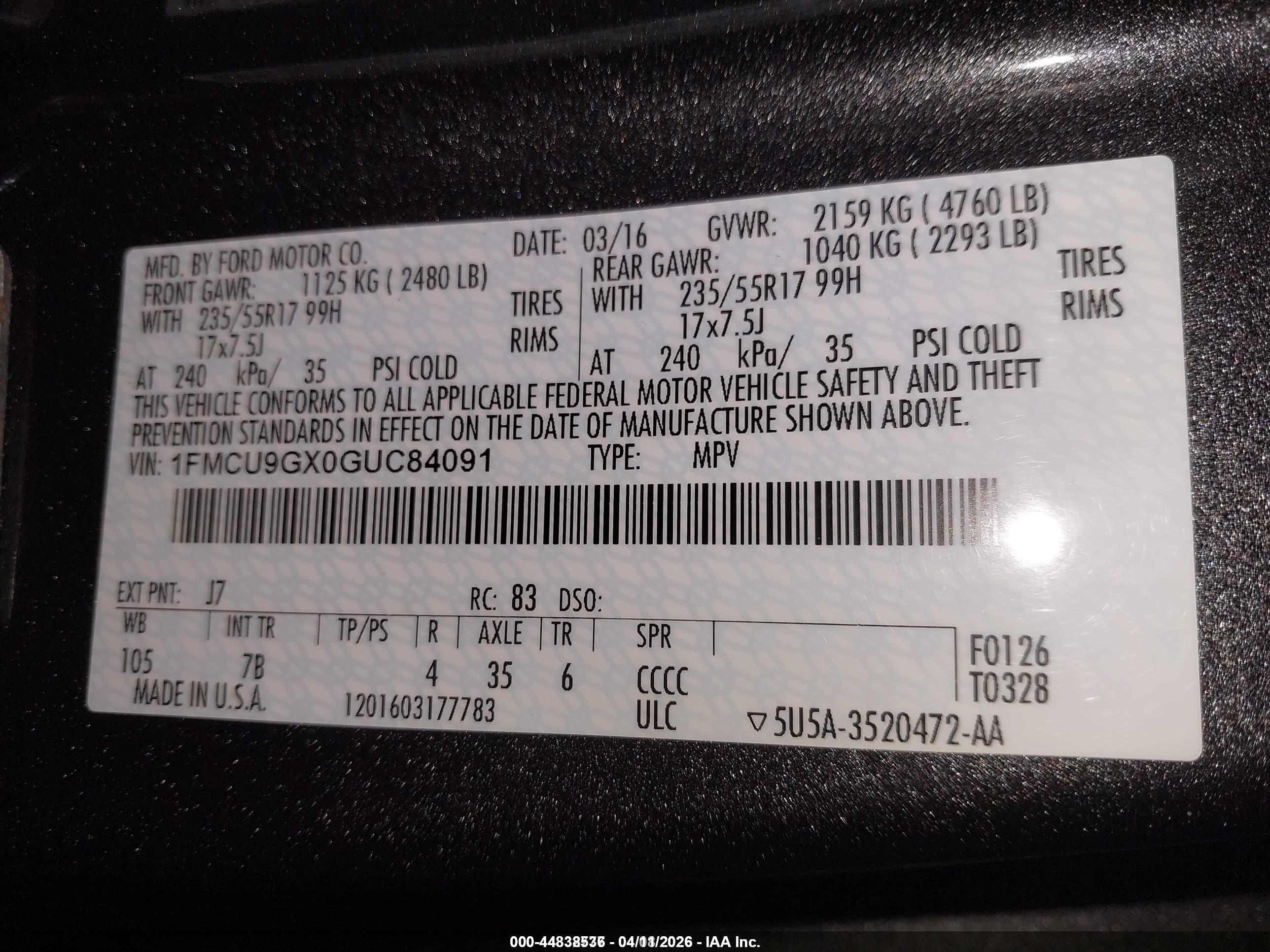 FORD ESCAPE image 9