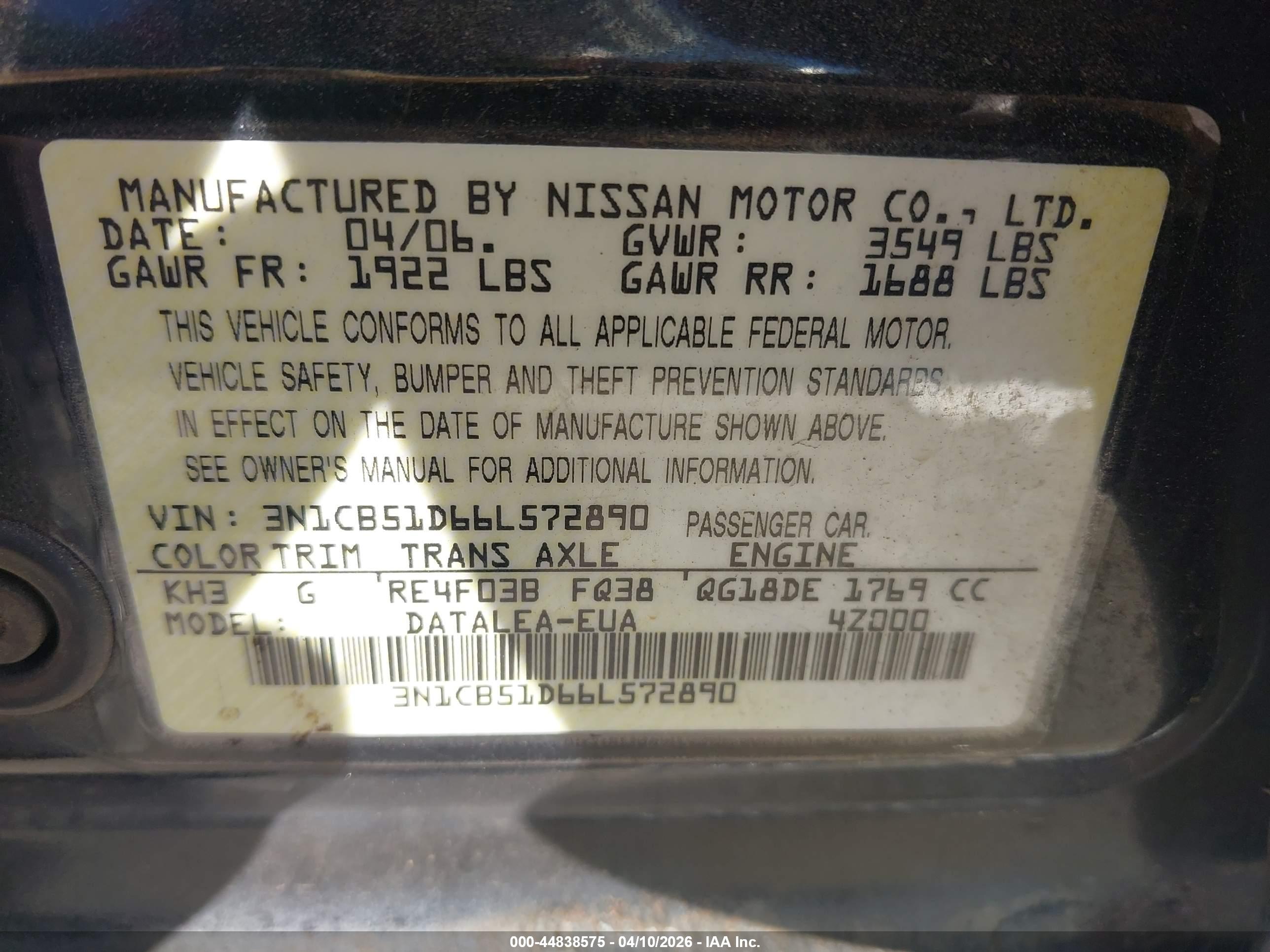 NISSAN SENTRA image 9