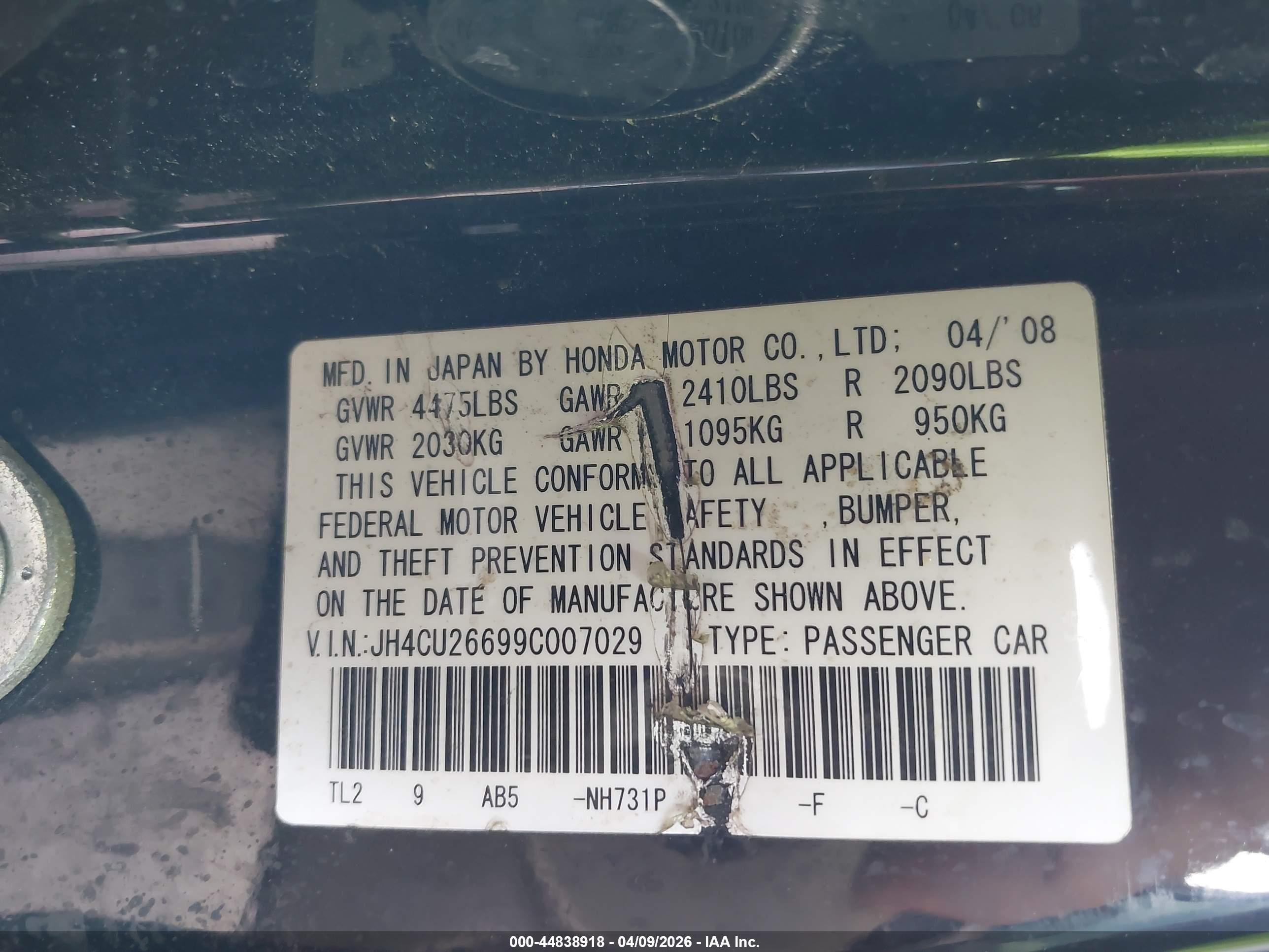 ACURA TSX image 9