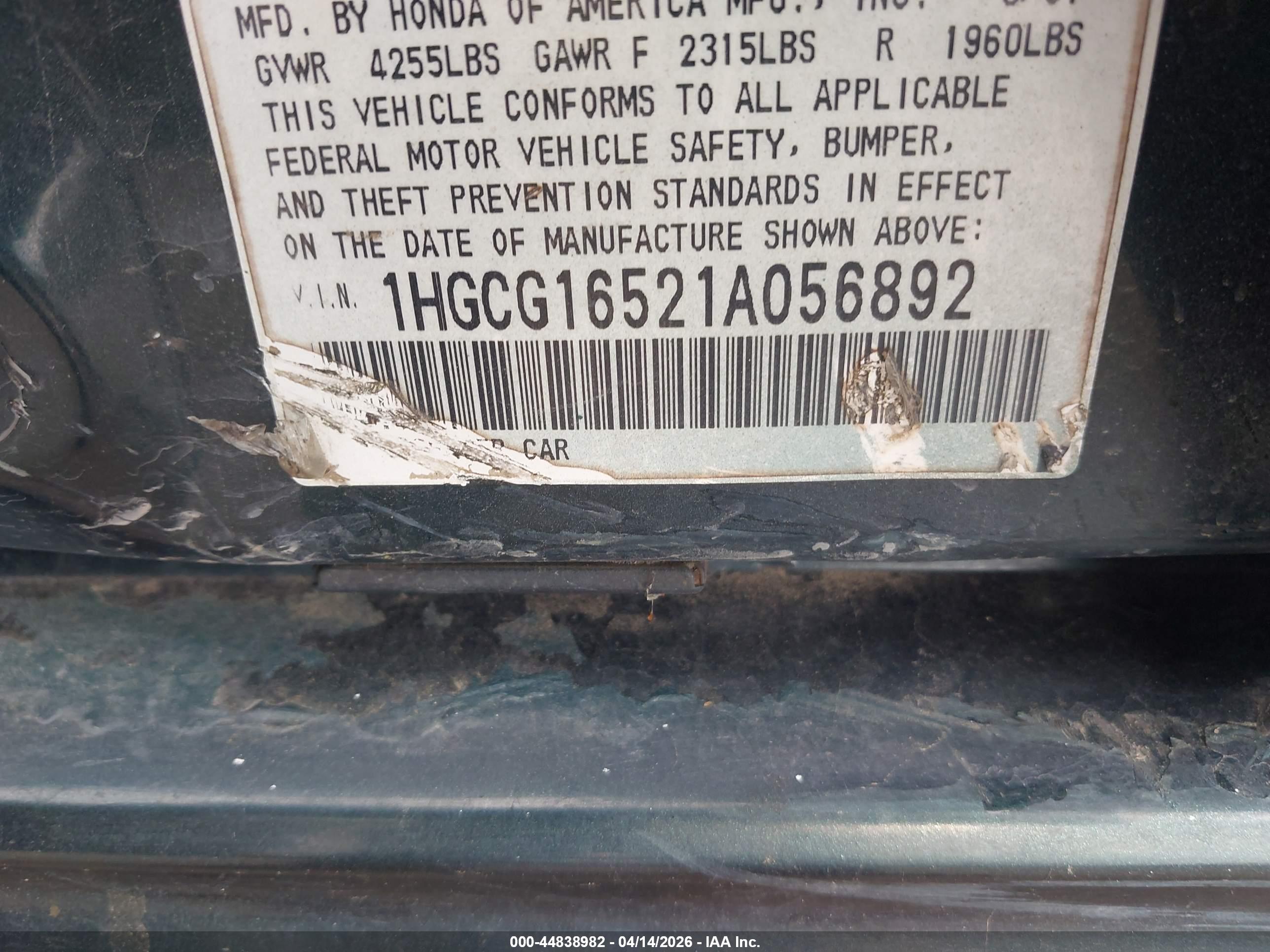HONDA ACCORD image 9