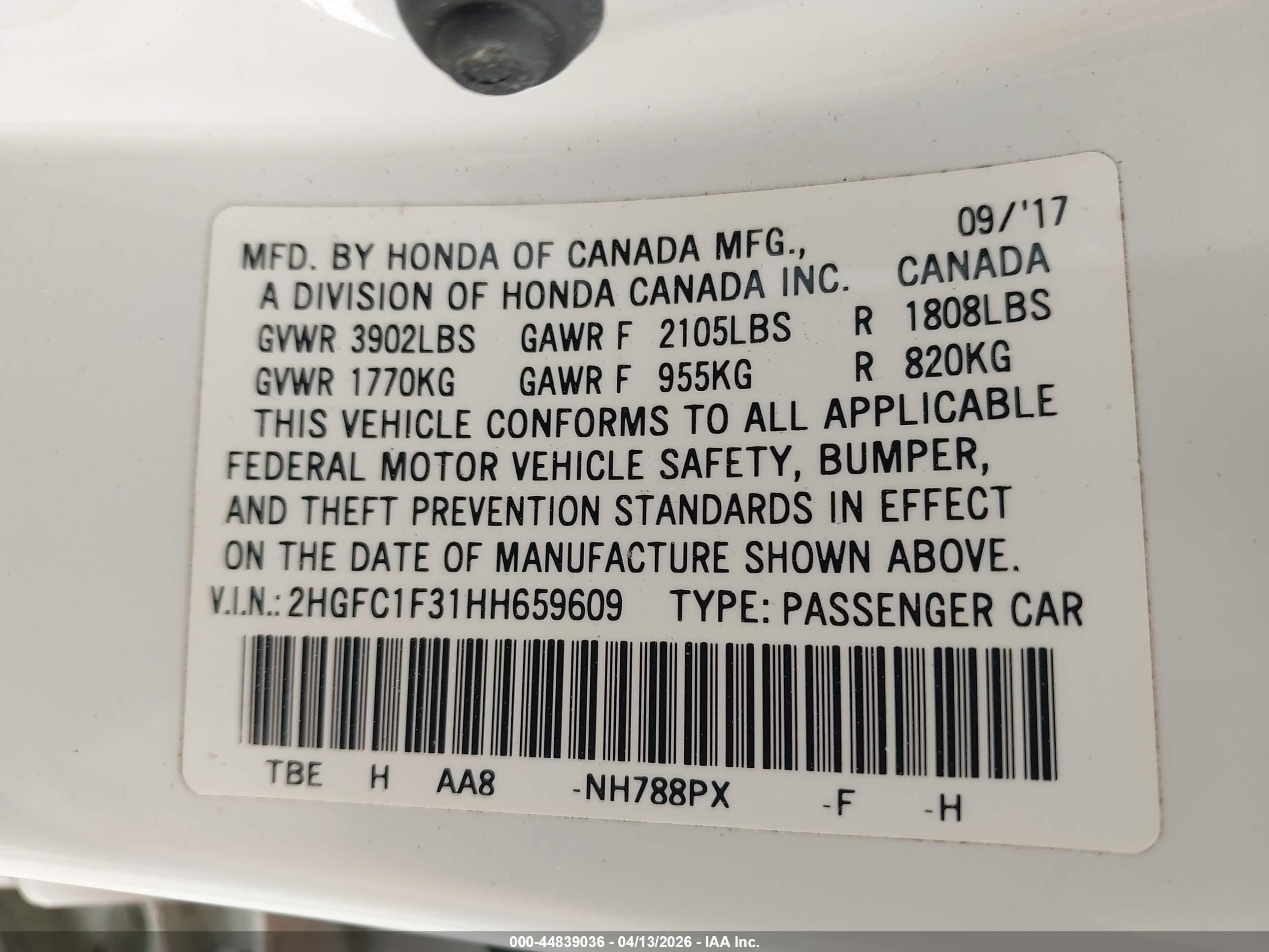 HONDA CIVIC image 9