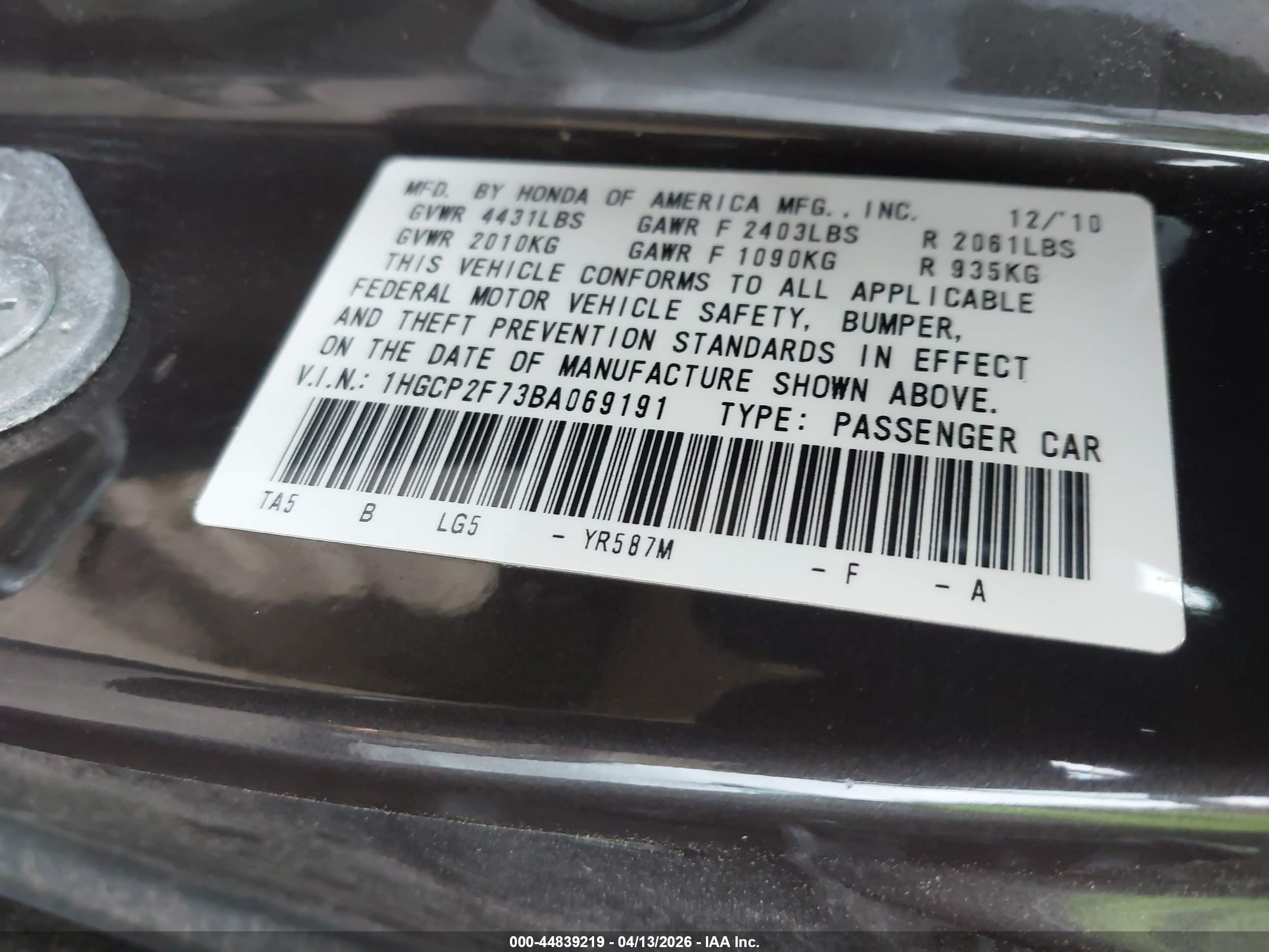 HONDA ACCORD image 9