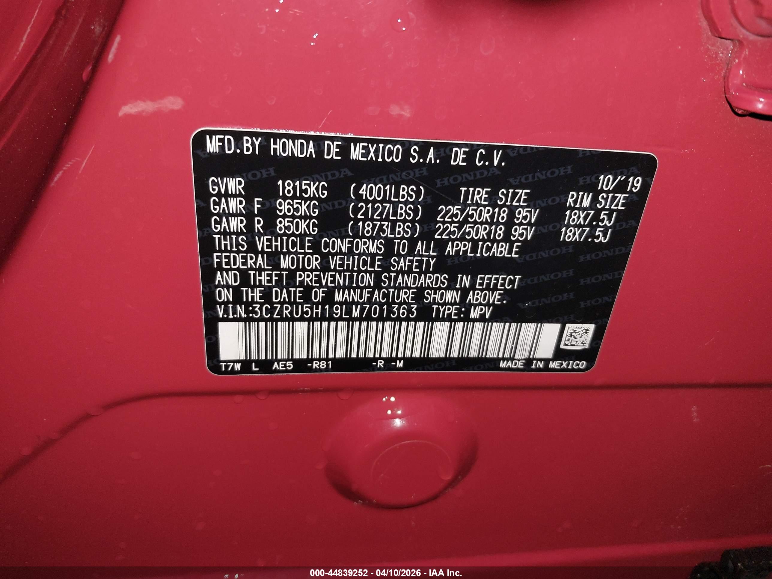 HONDA HR-V image 9