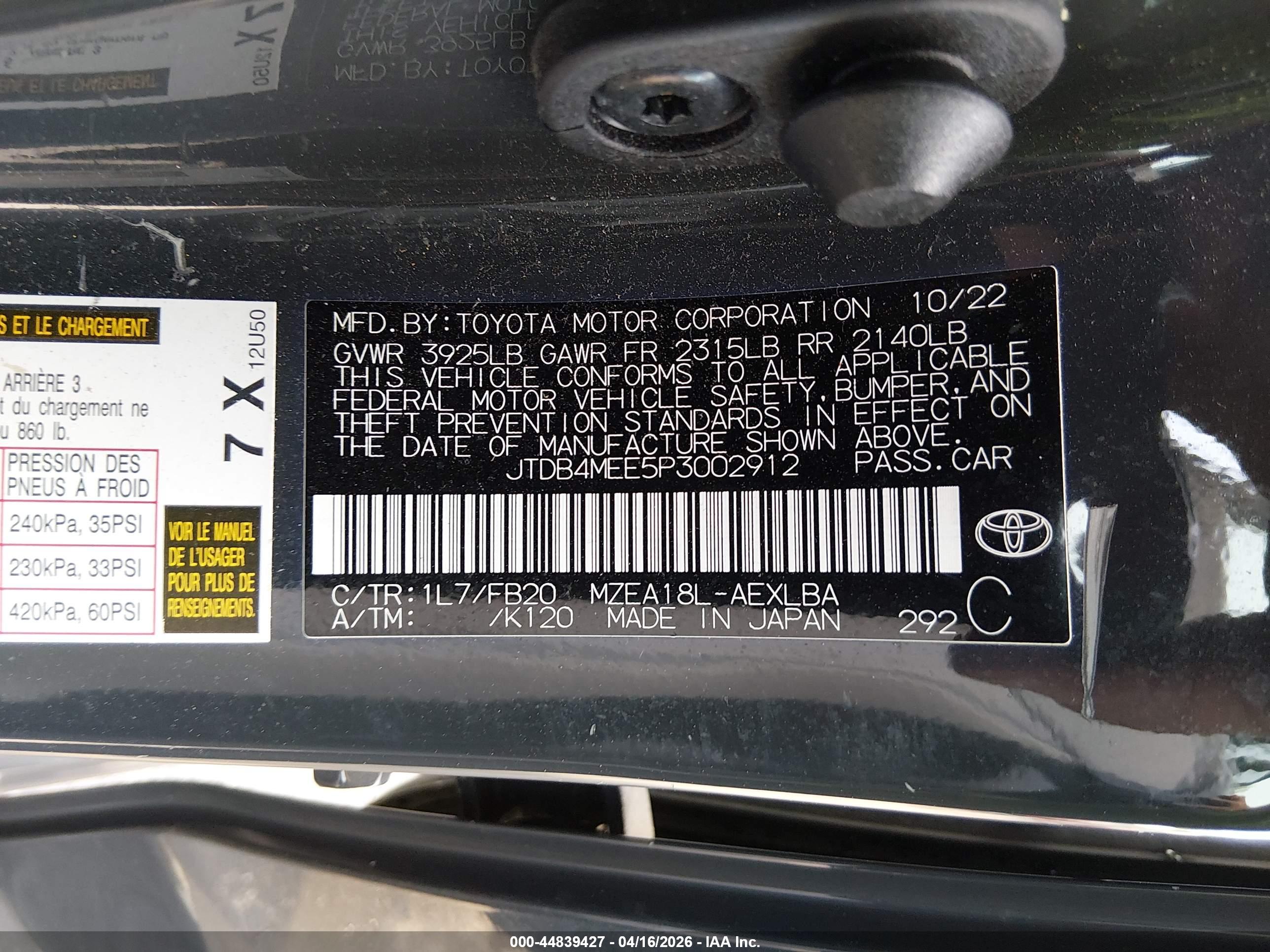 TOYOTA COROLLA image 9