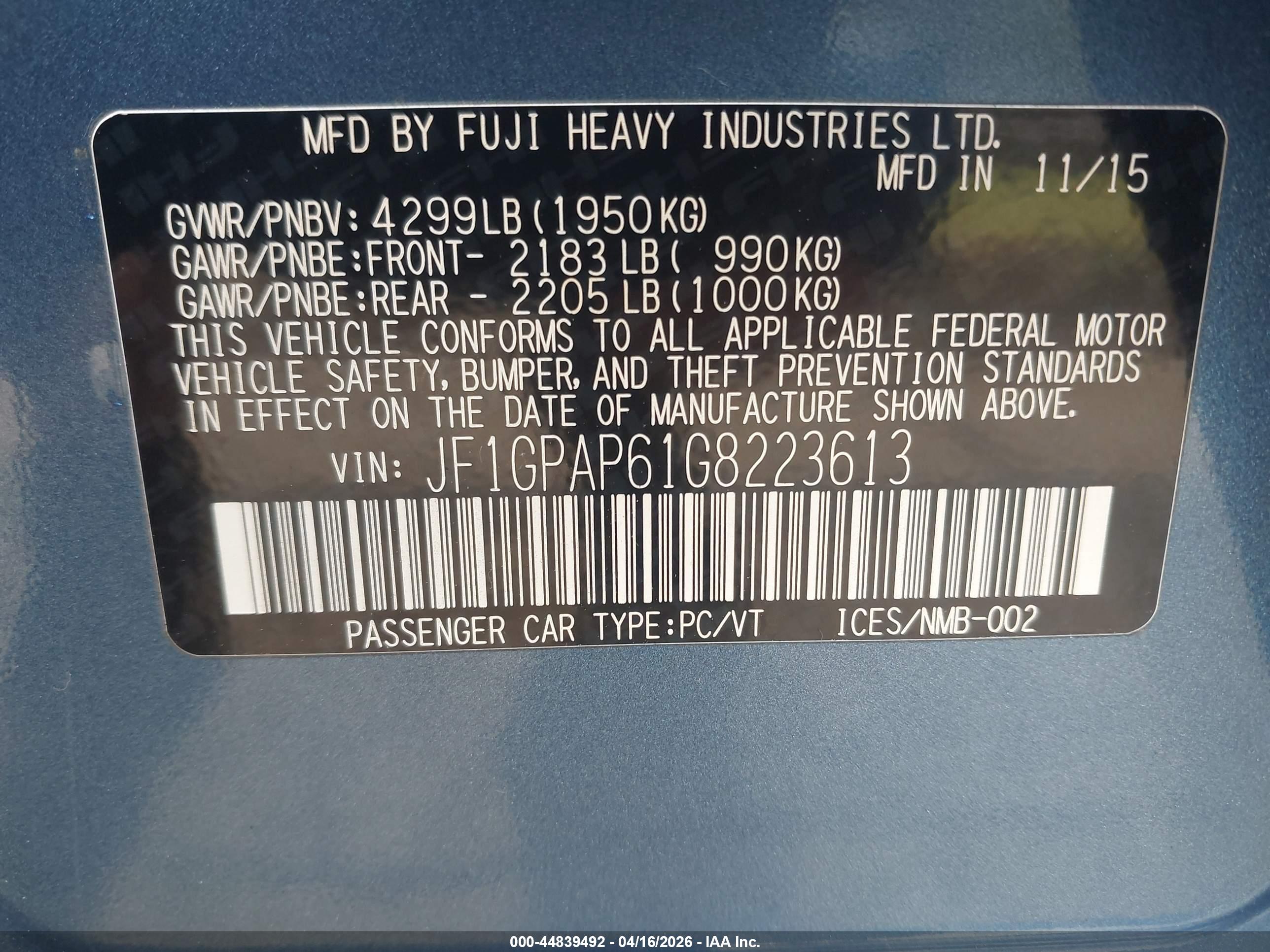 SUBARU IMPREZA image 9