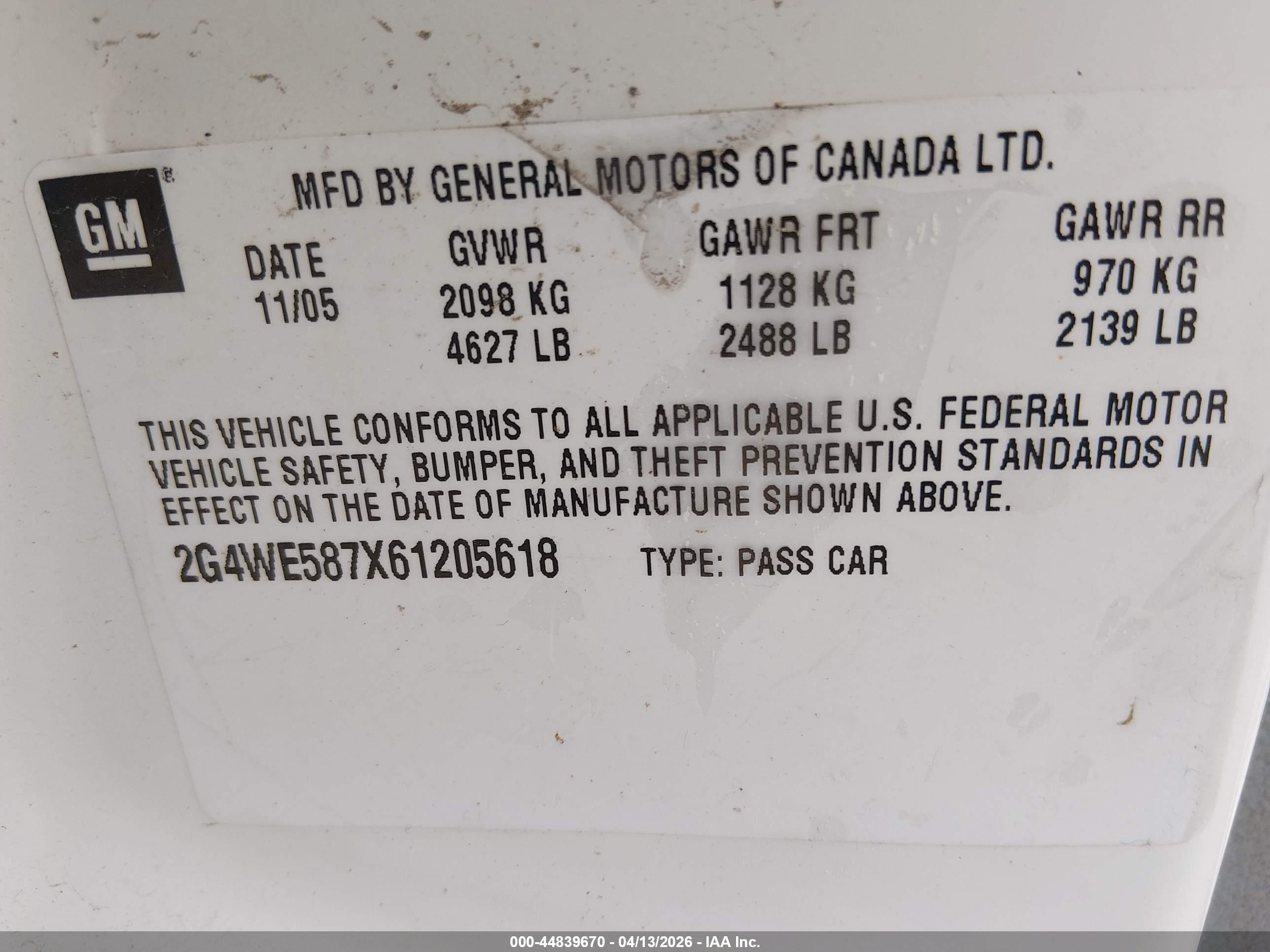 BUICK LACROSSE image 9