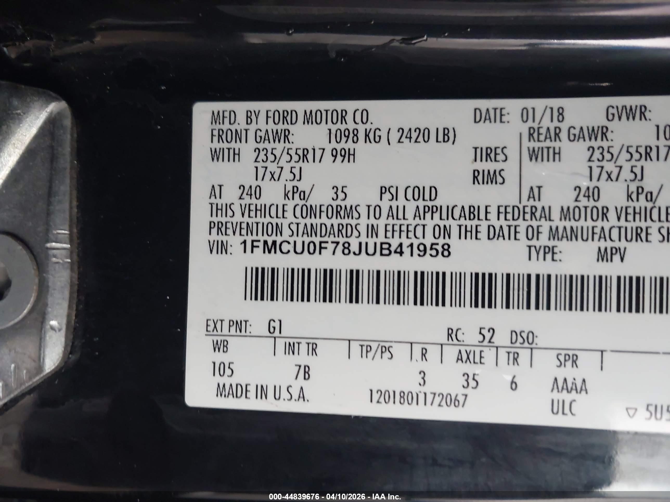 FORD ESCAPE image 9