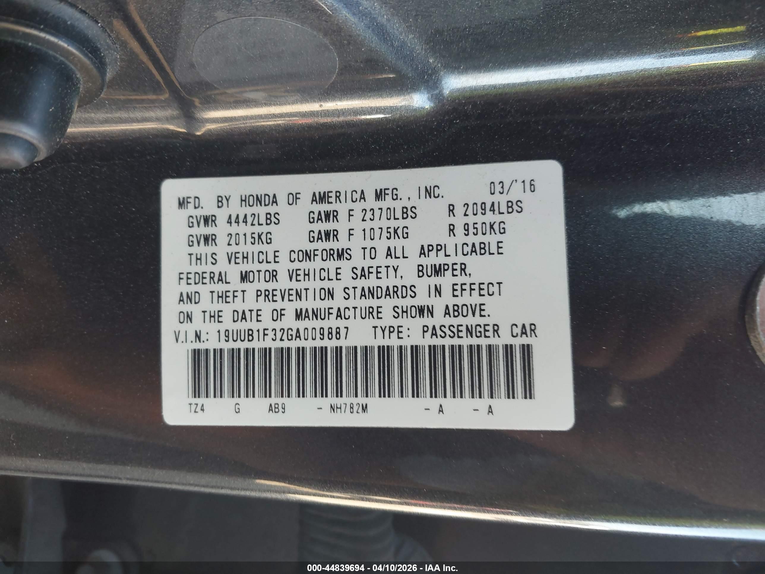 ACURA TLX image 9