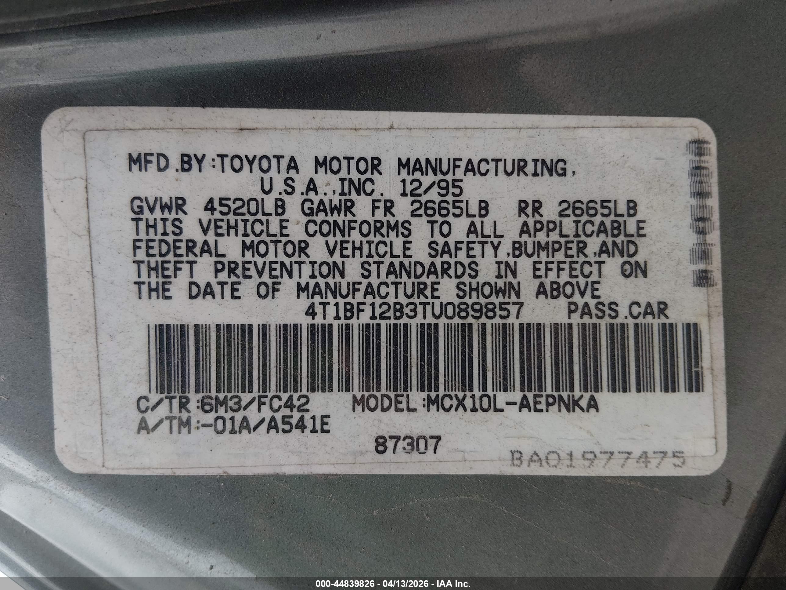 TOYOTA AVALON image 9