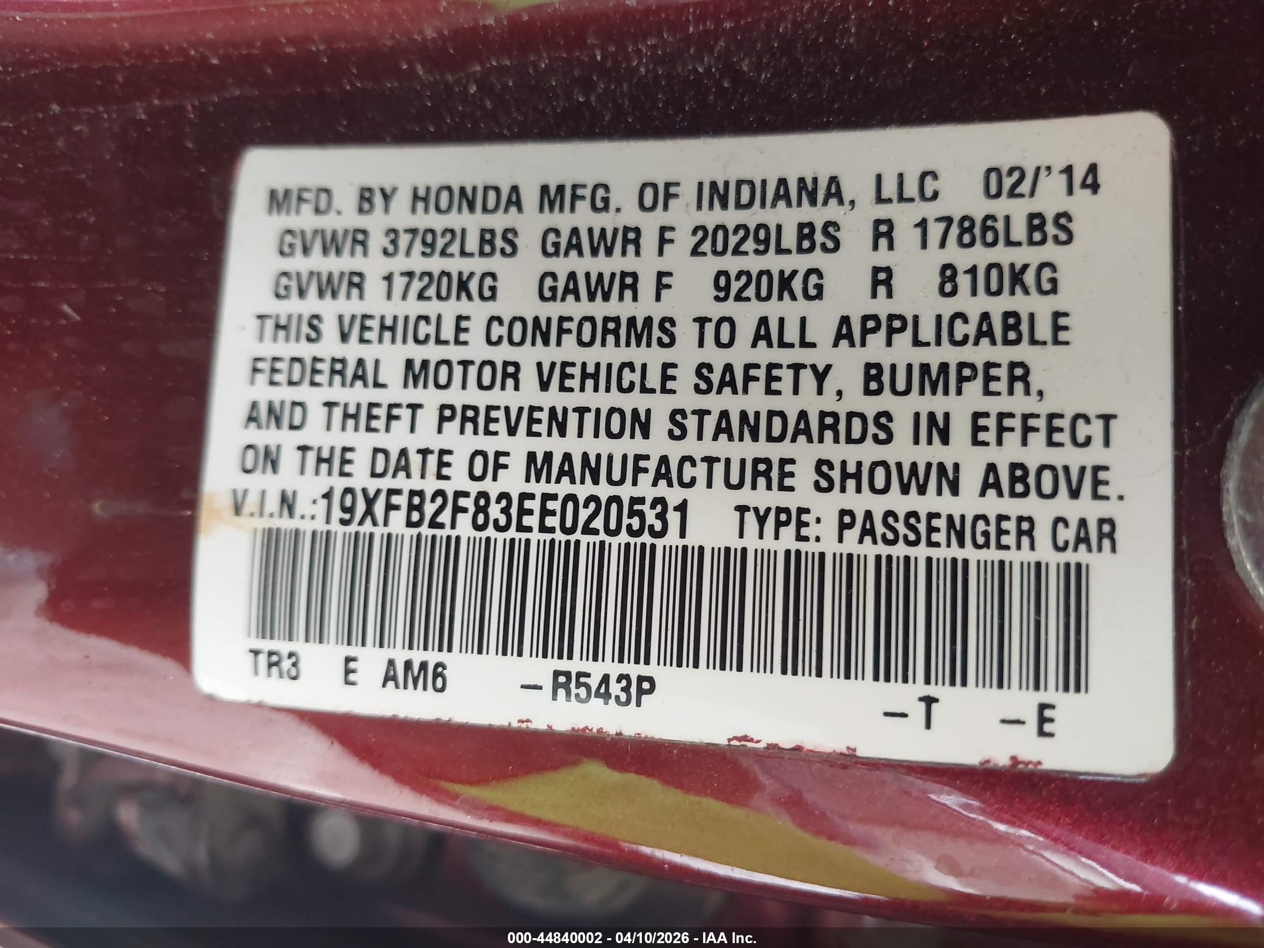 HONDA CIVIC image 9