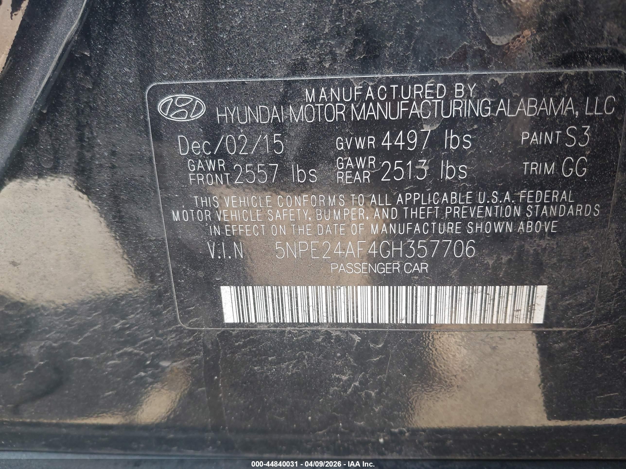 HYUNDAI SONATA image 9