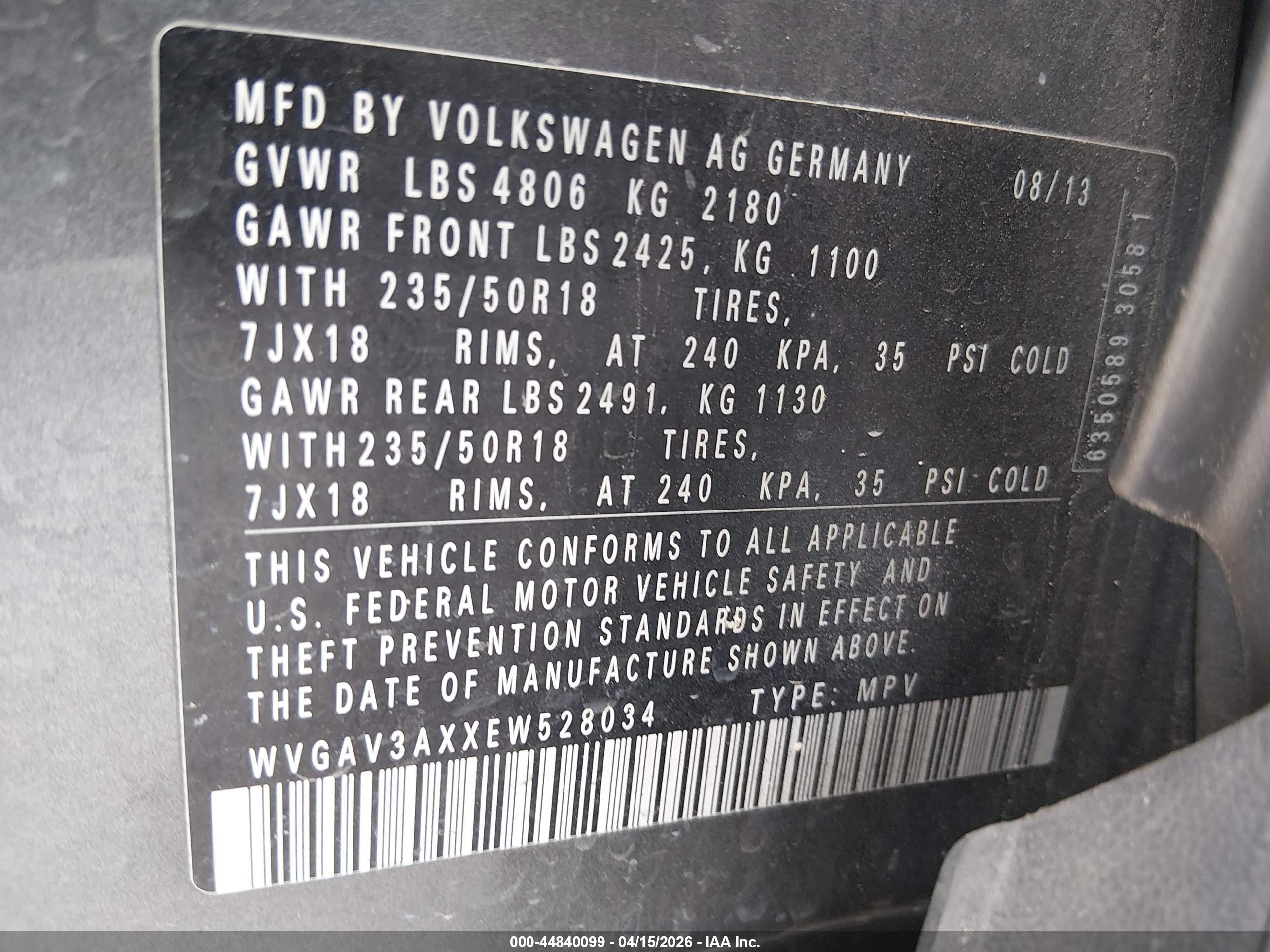 VOLKSWAGEN TIGUAN image 9