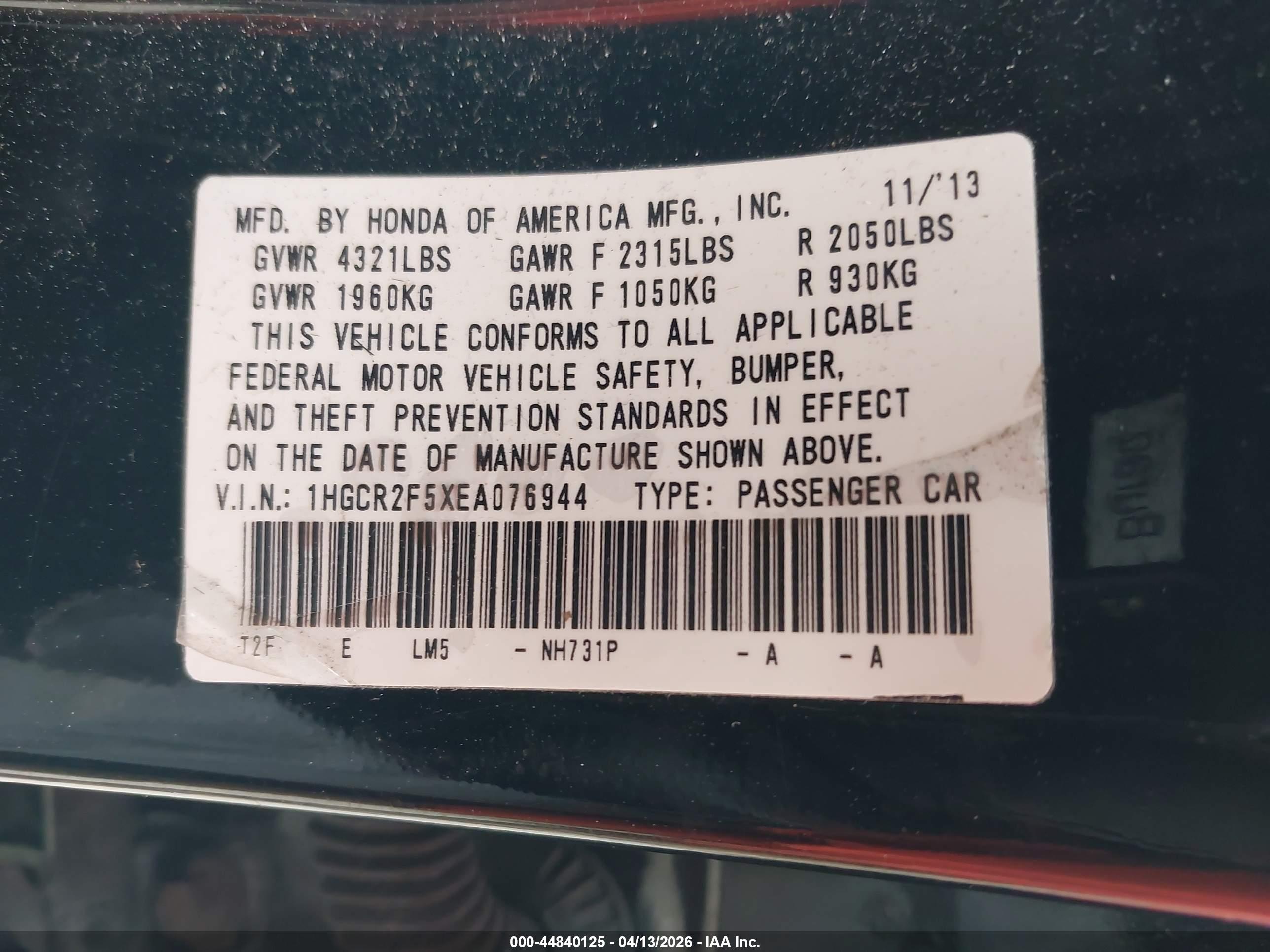 HONDA ACCORD image 9