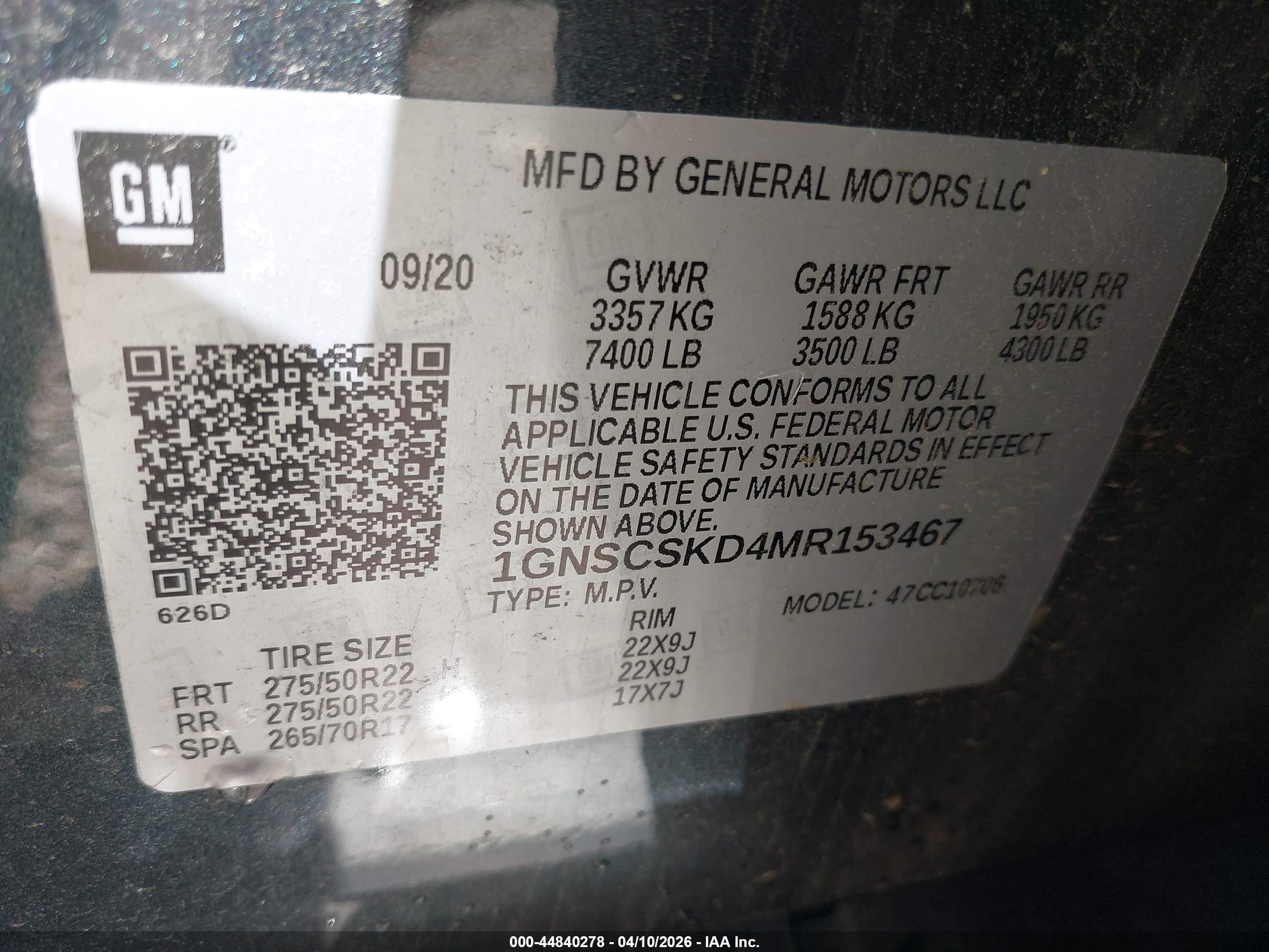 CHEVROLET TAHOE image 9