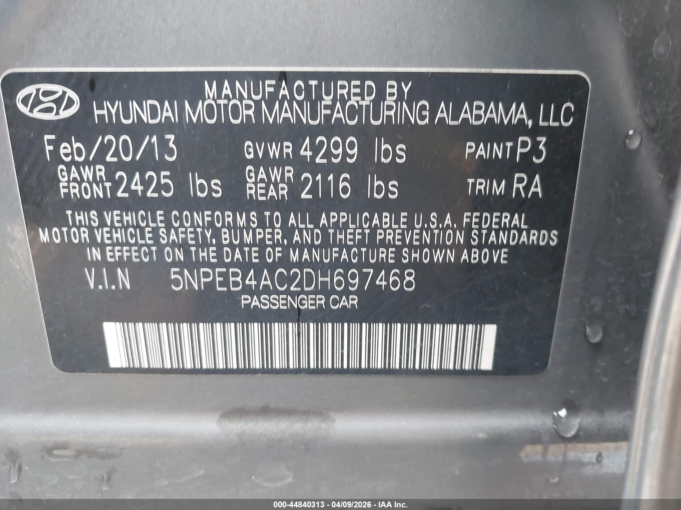 HYUNDAI SONATA image 9