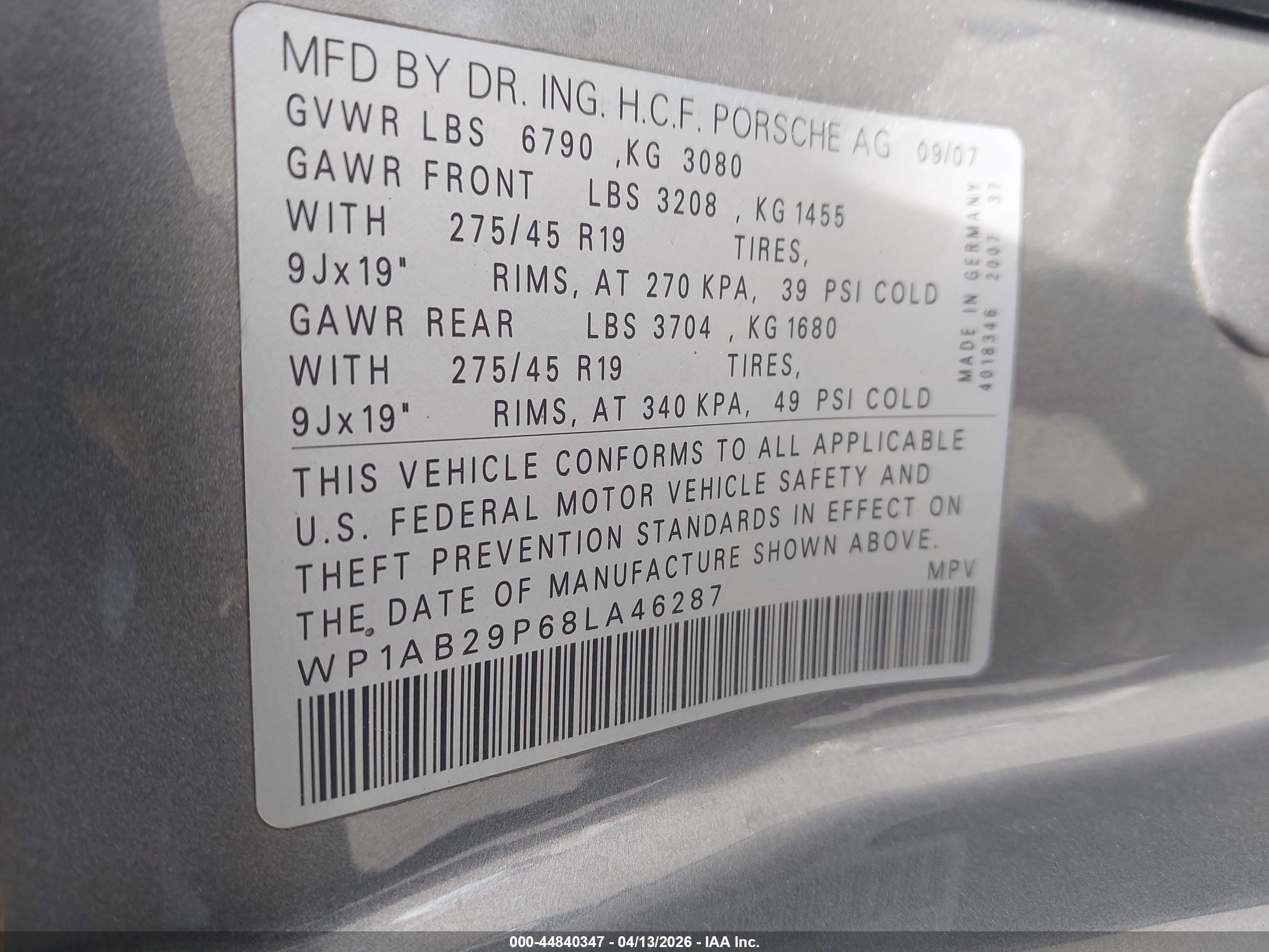 PORSCHE CAYENNE image 9