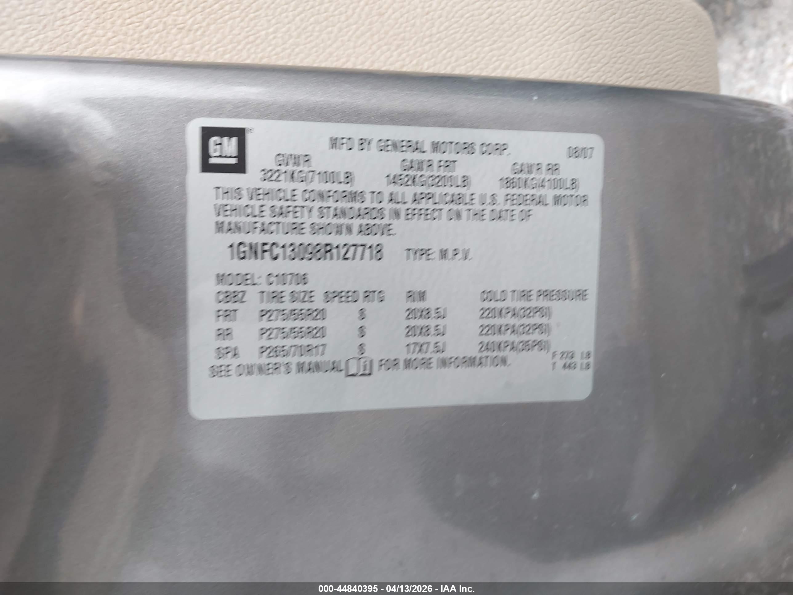 CHEVROLET TAHOE image 9