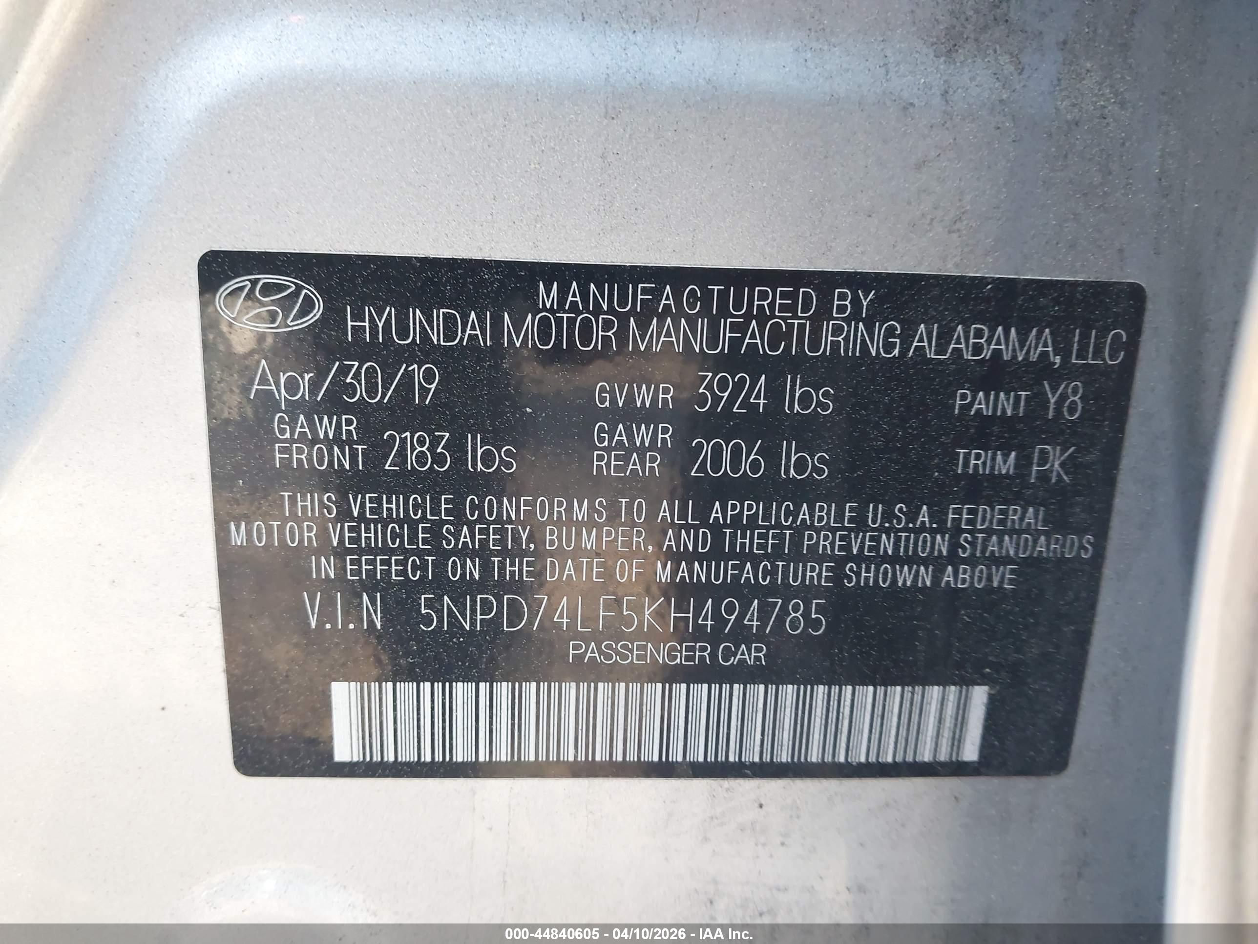 HYUNDAI ELANTRA image 9