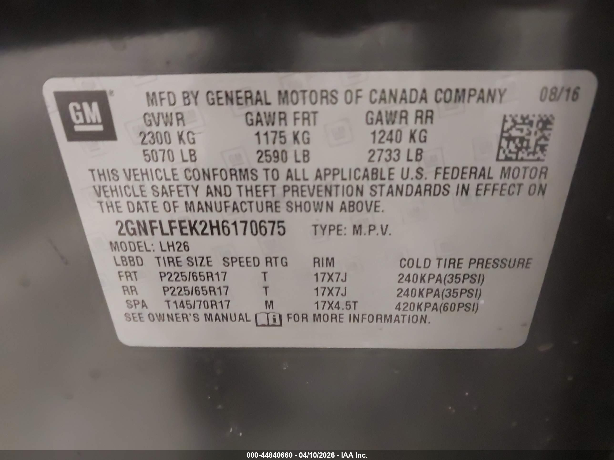 CHEVROLET EQUINOX image 9