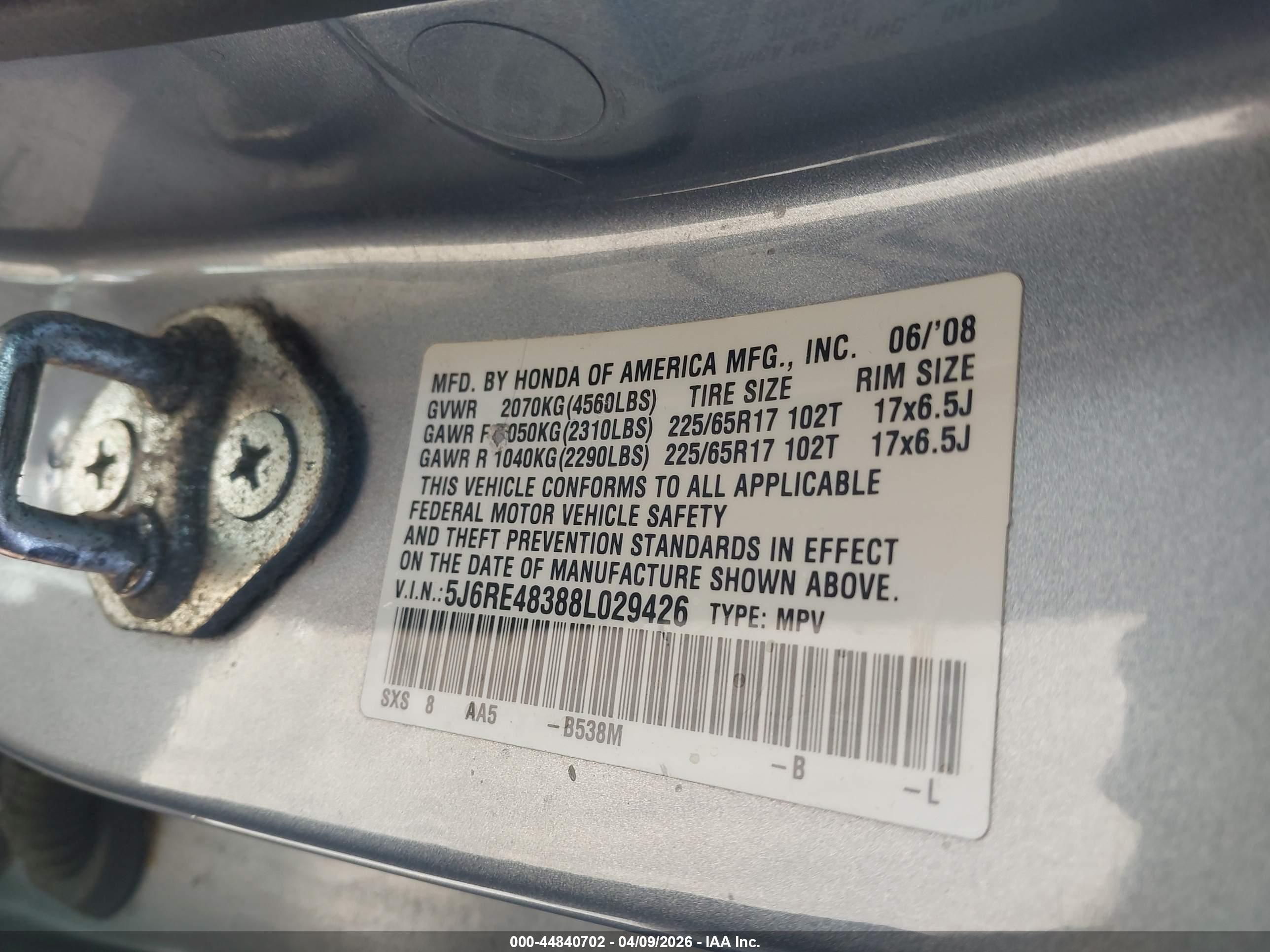 HONDA CR-V image 9