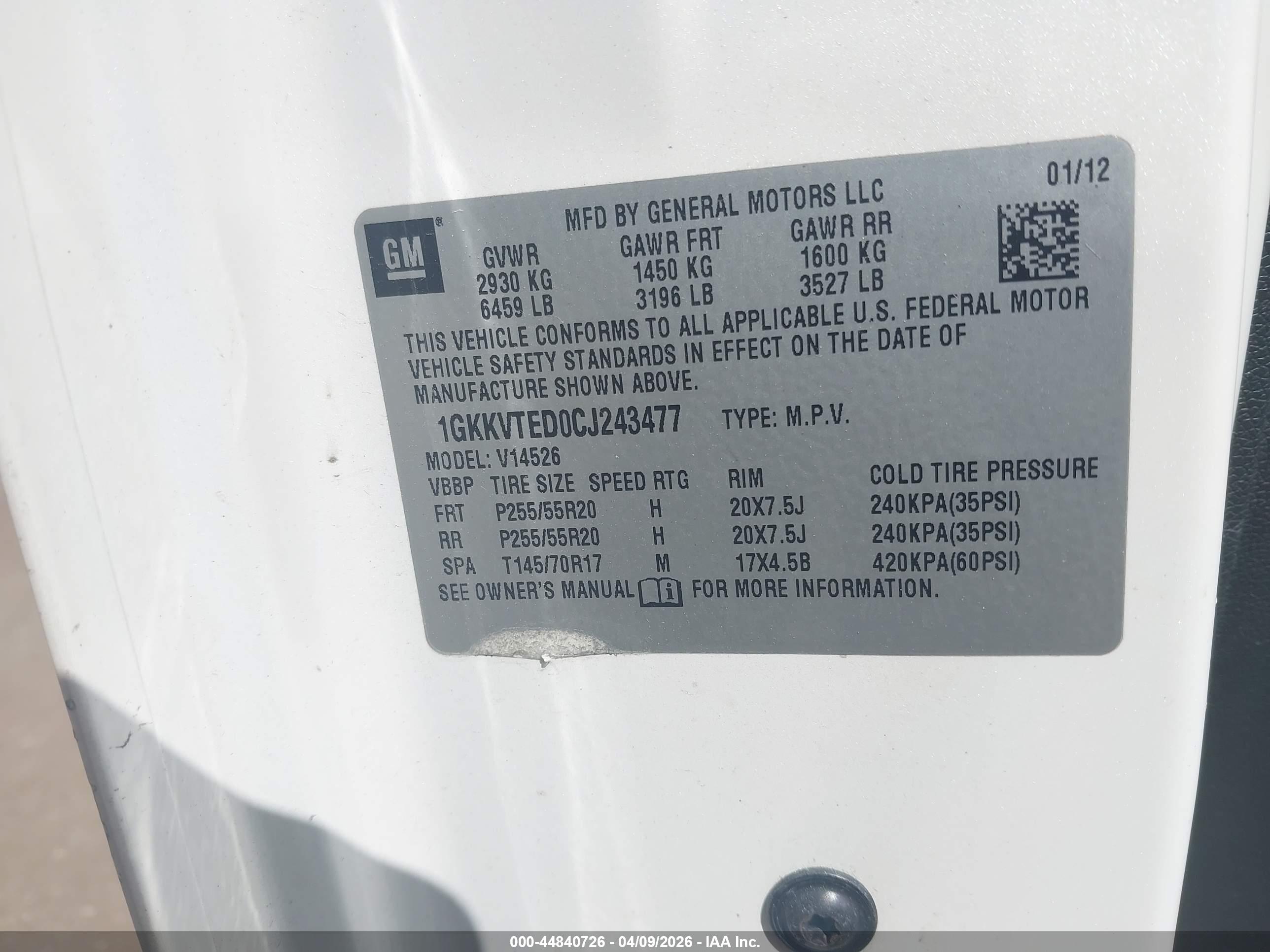 GMC ACADIA image 9