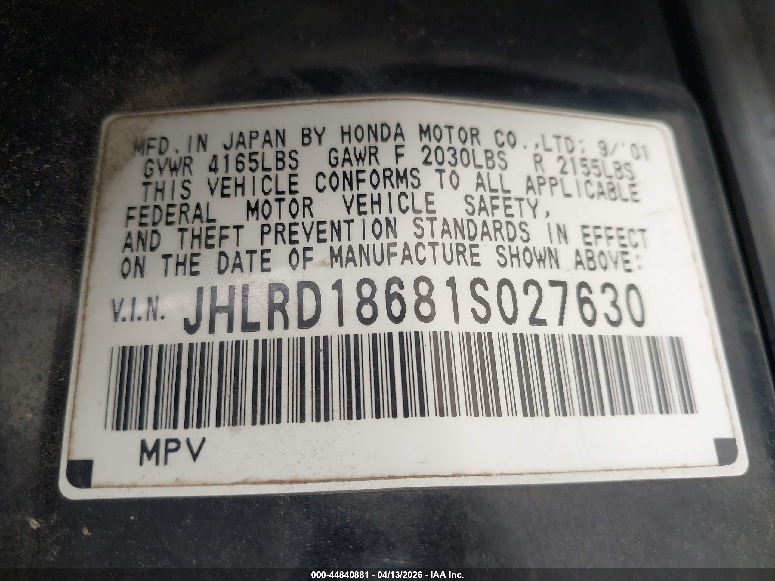 HONDA CR-V image 9