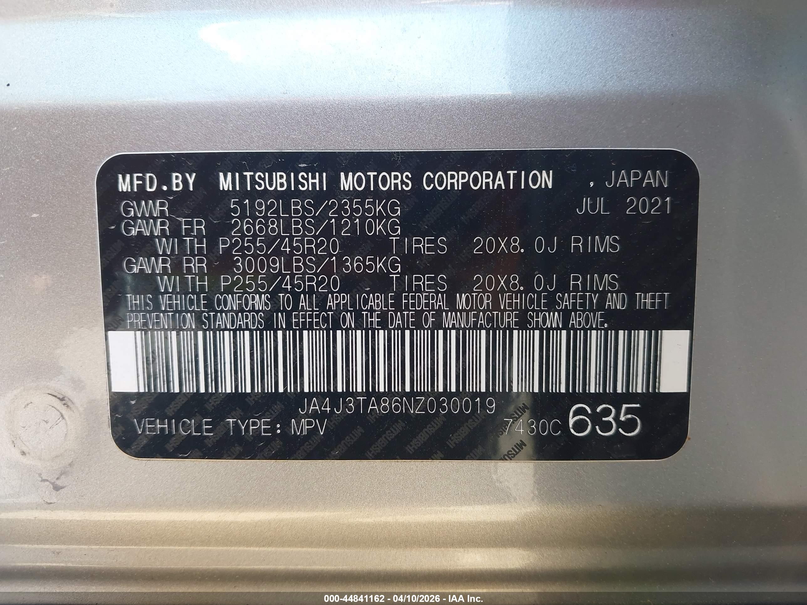 MITSUBISHI OUTLANDER image 9