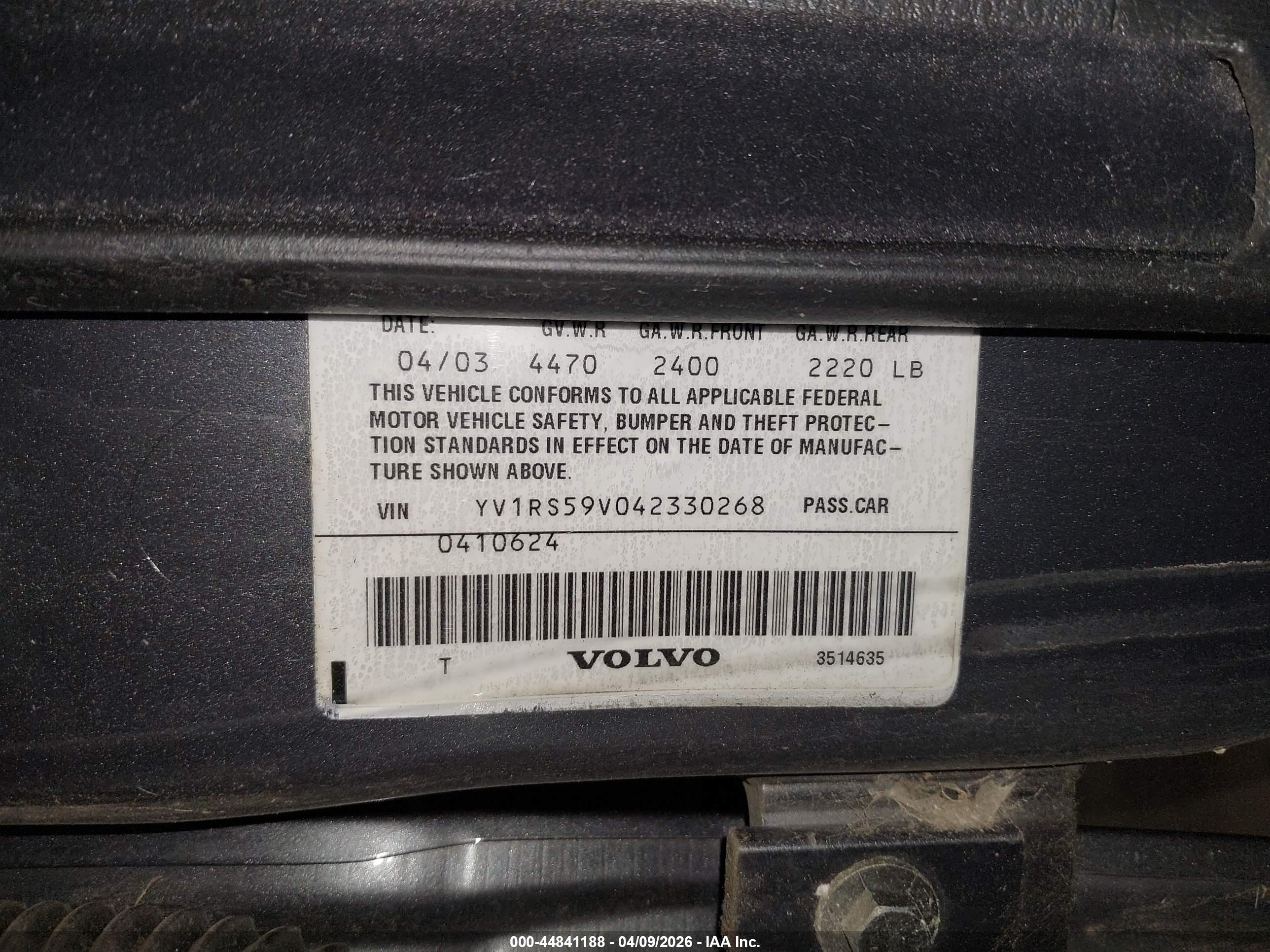 VOLVO S60 image 9