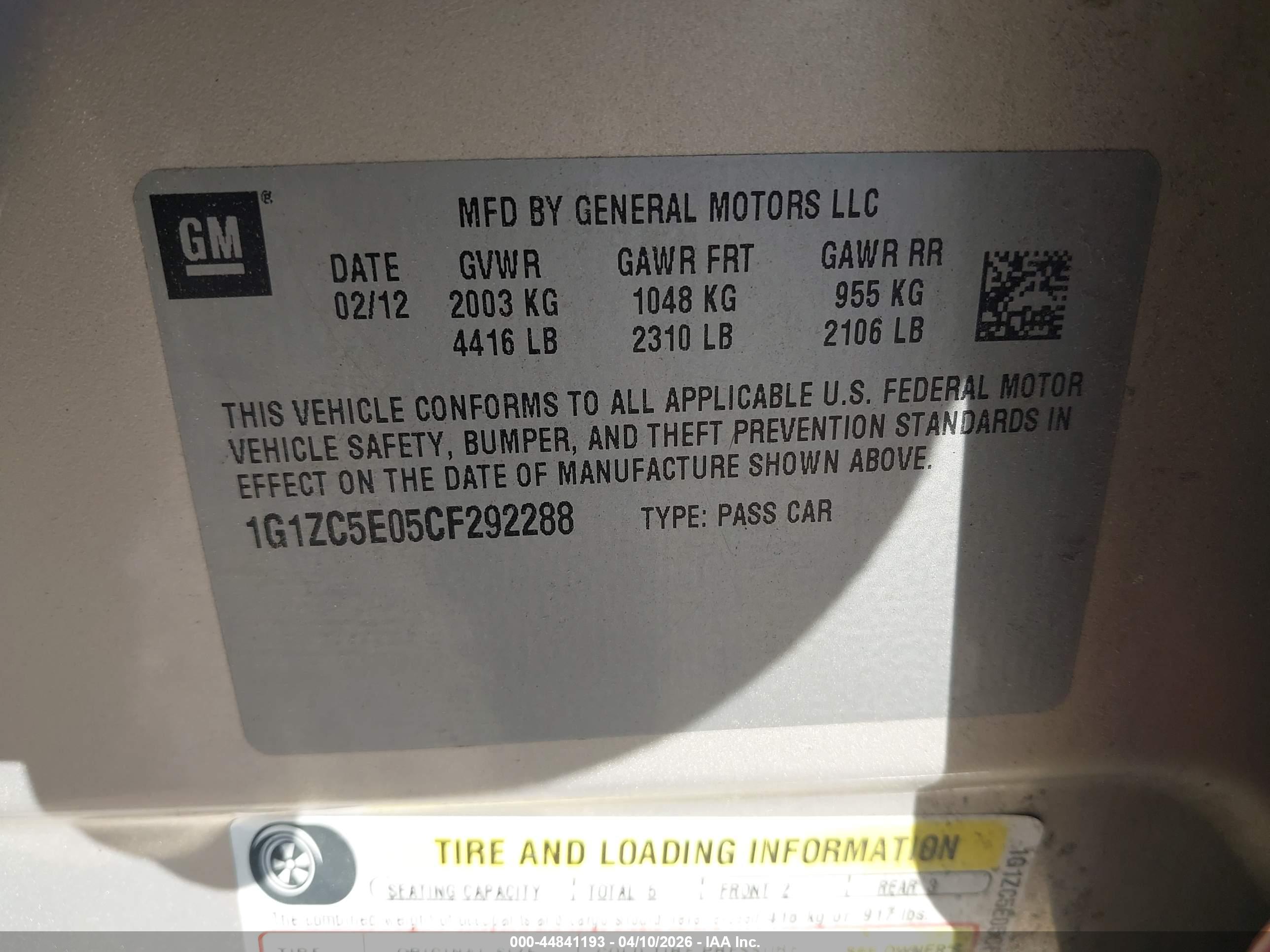CHEVROLET MALIBU image 9