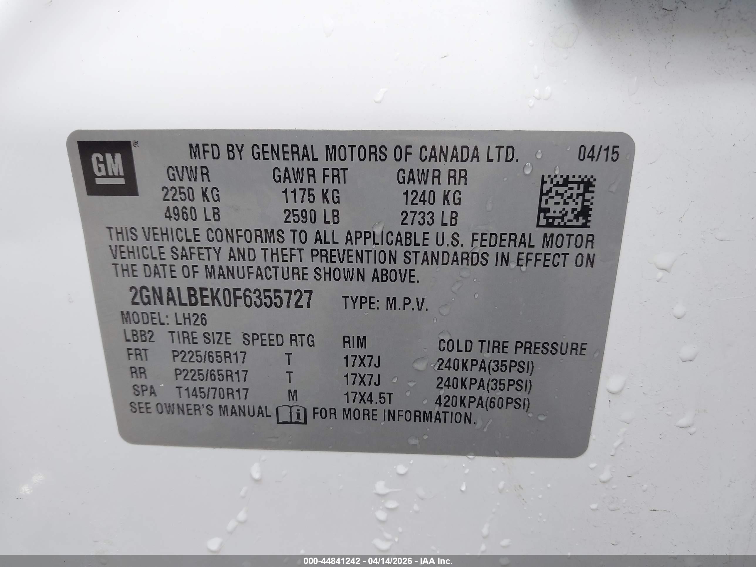 CHEVROLET EQUINOX image 9