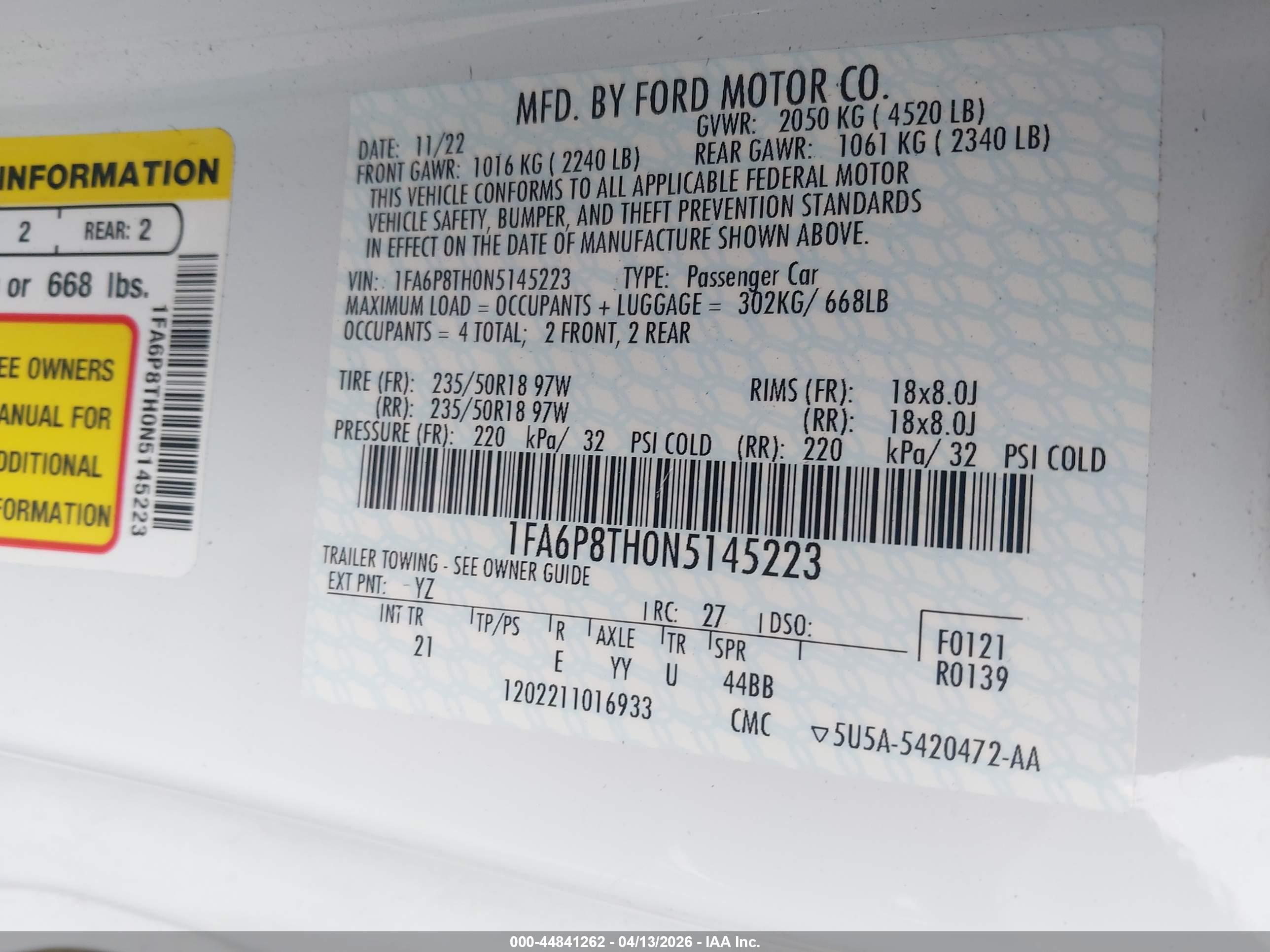 FORD MUSTANG image 9