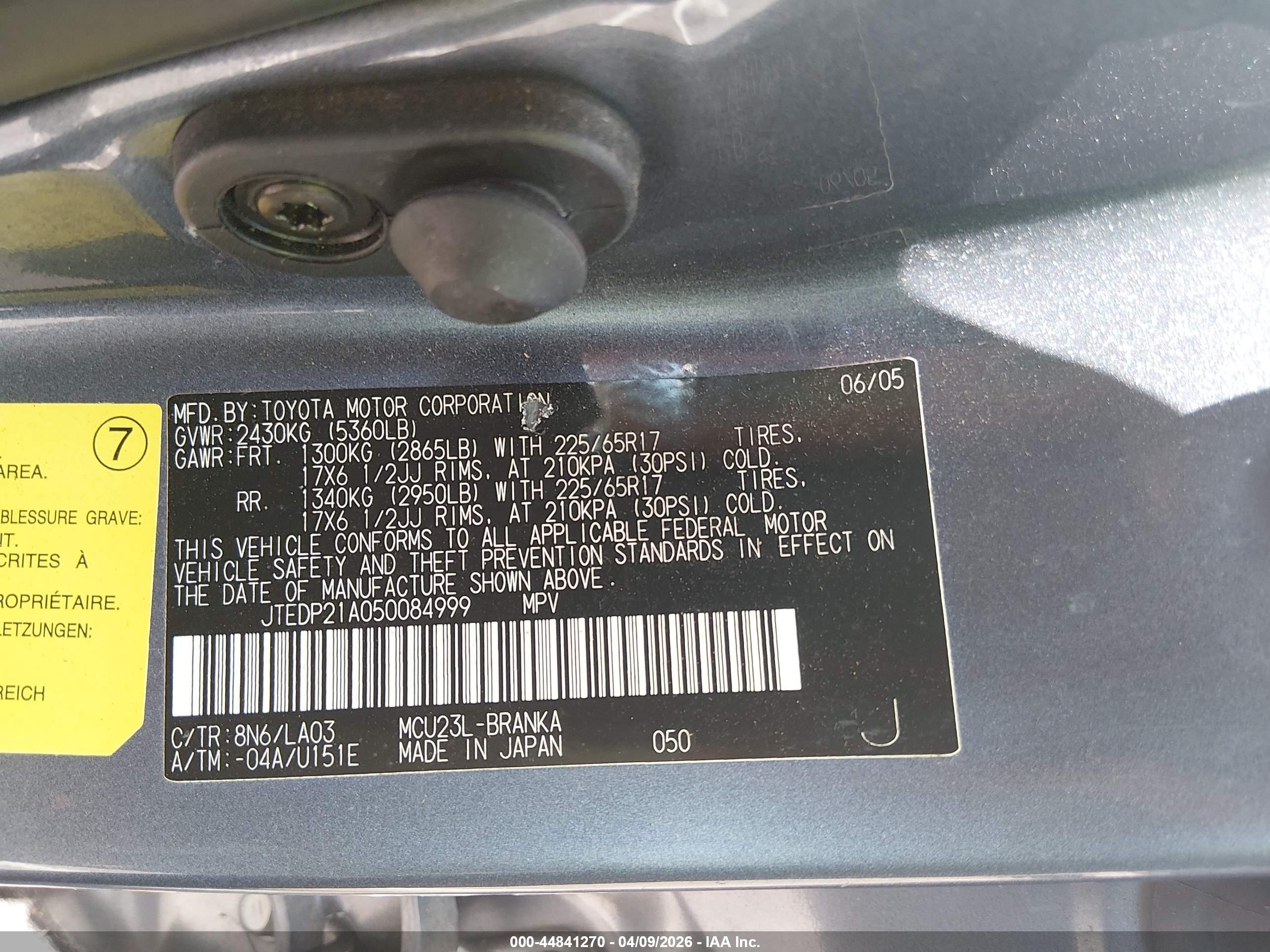 TOYOTA HIGHLANDER image 9