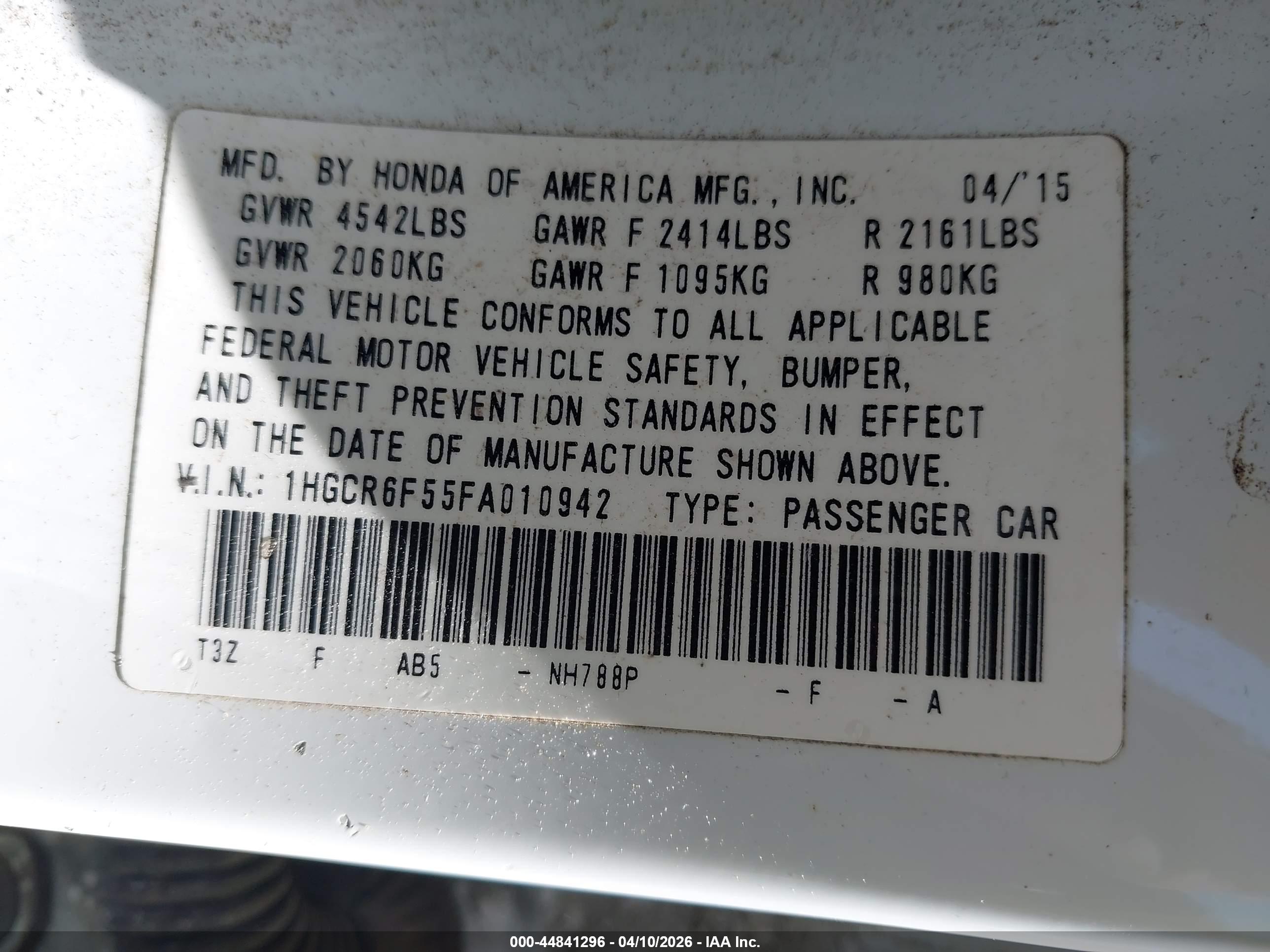 HONDA ACCORD image 9