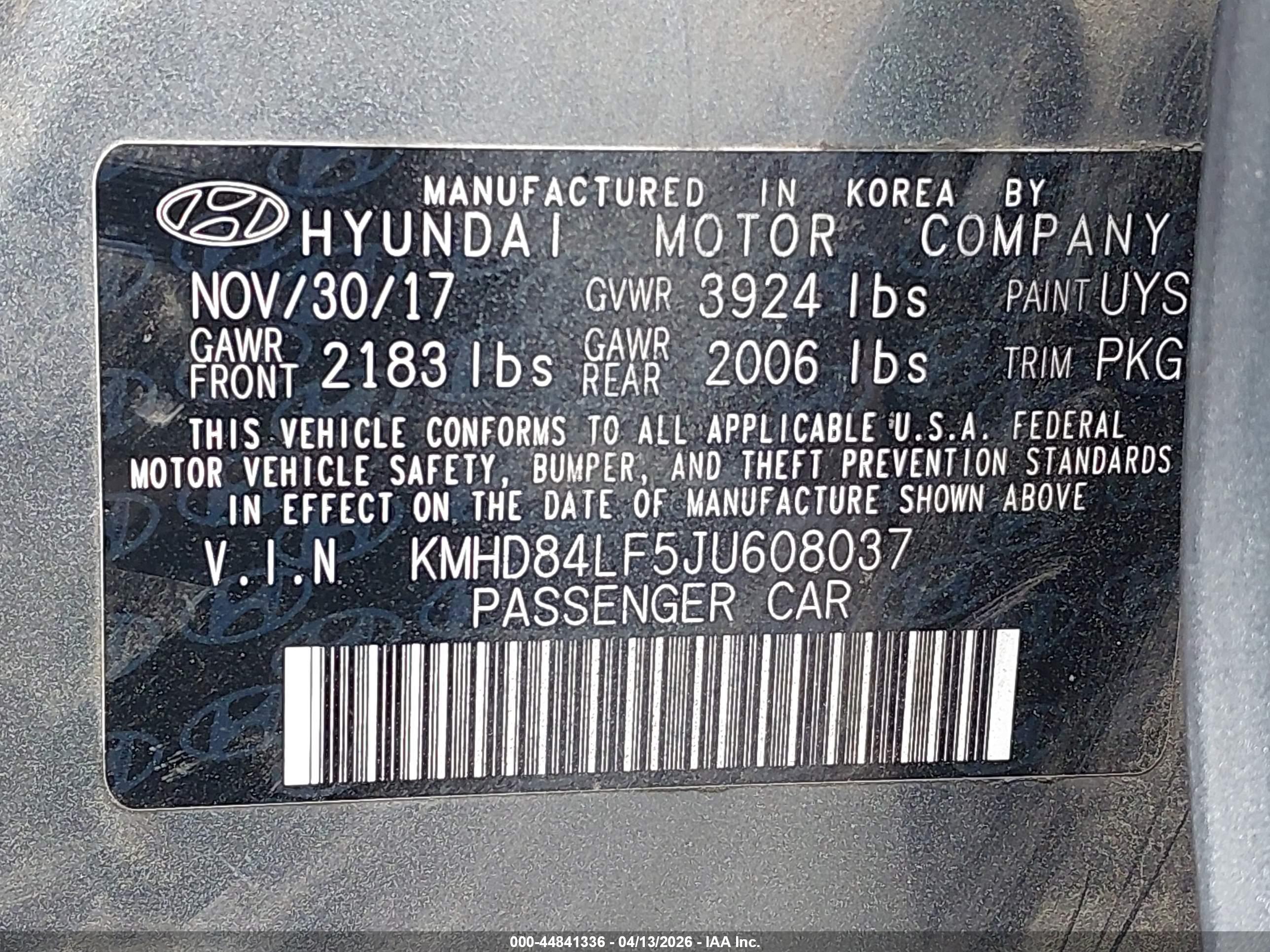 HYUNDAI ELANTRA image 9