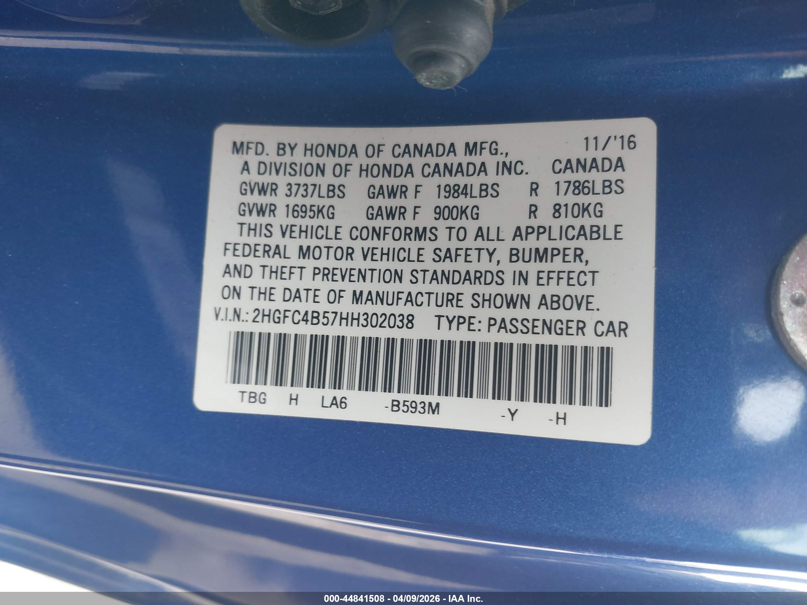 HONDA CIVIC image 9