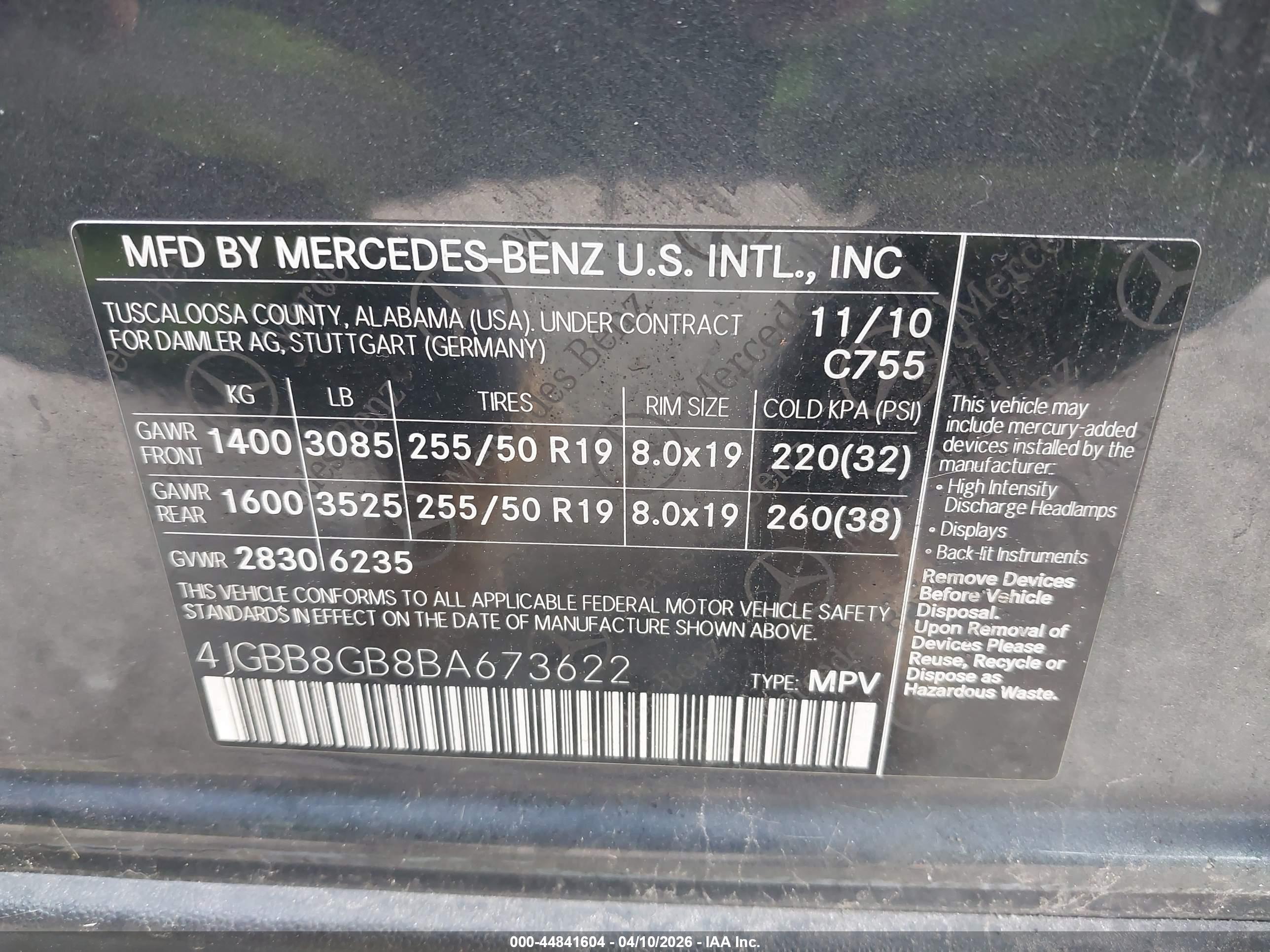 MERCEDES-BENZ ML image 9