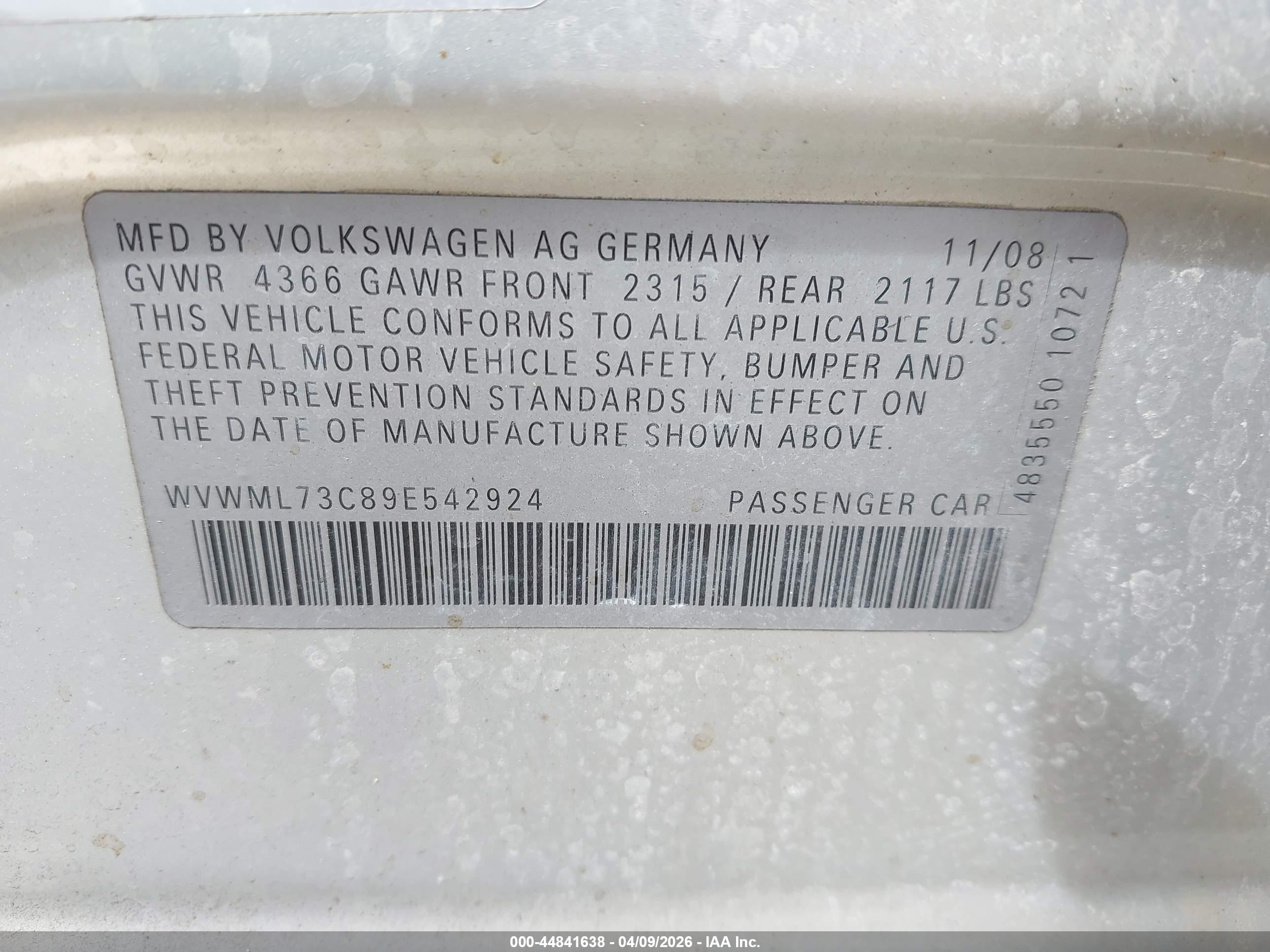 VOLKSWAGEN CC image 9