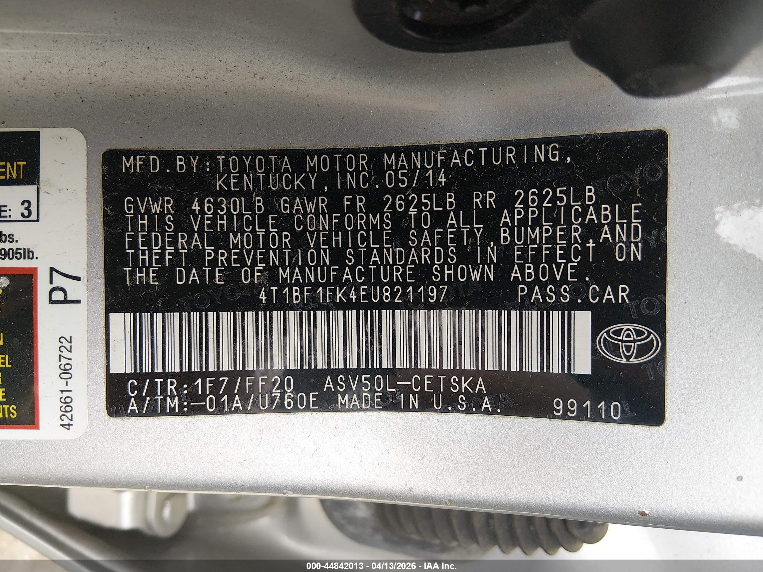 TOYOTA CAMRY image 9