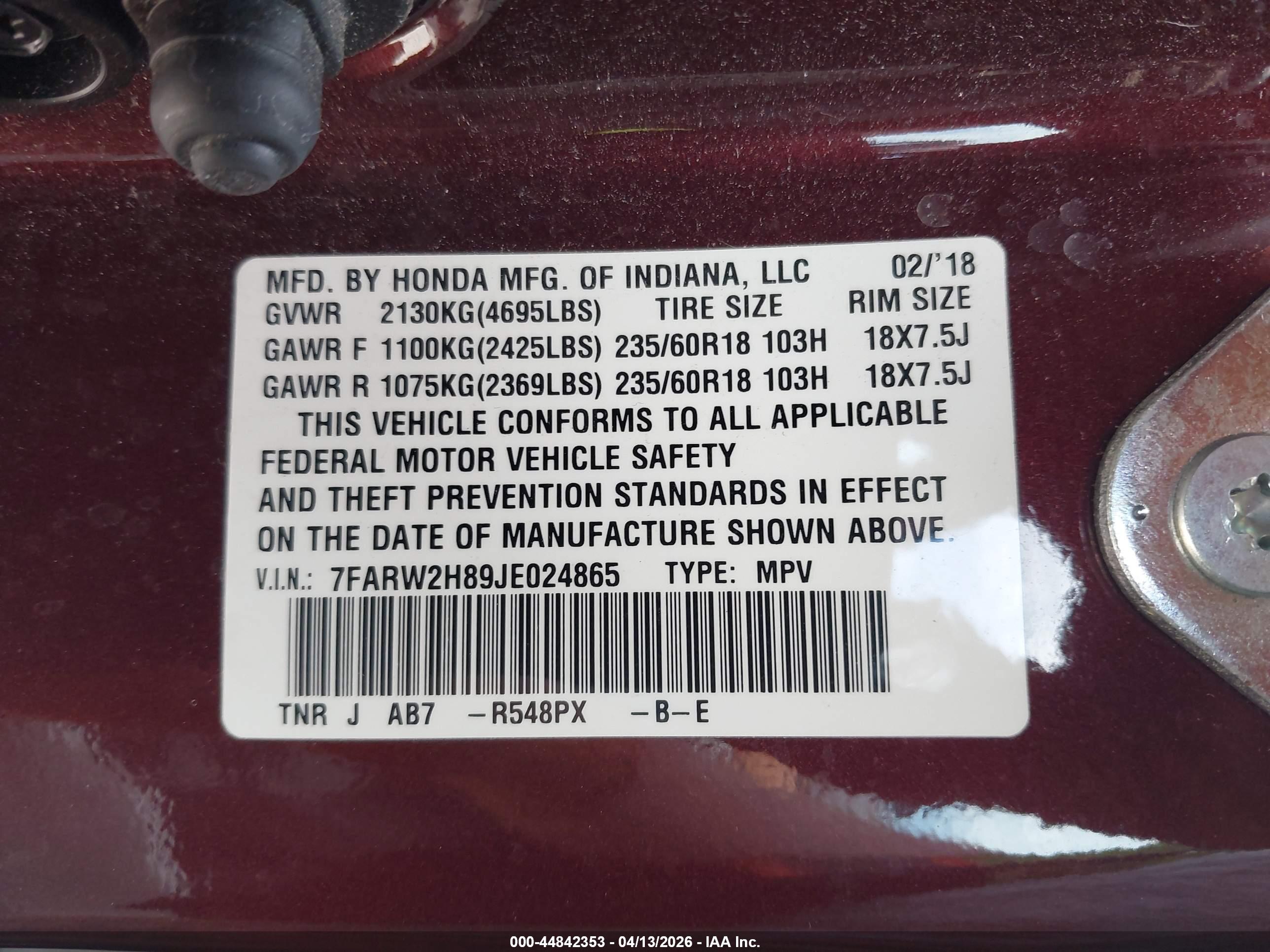 HONDA CR-V image 9
