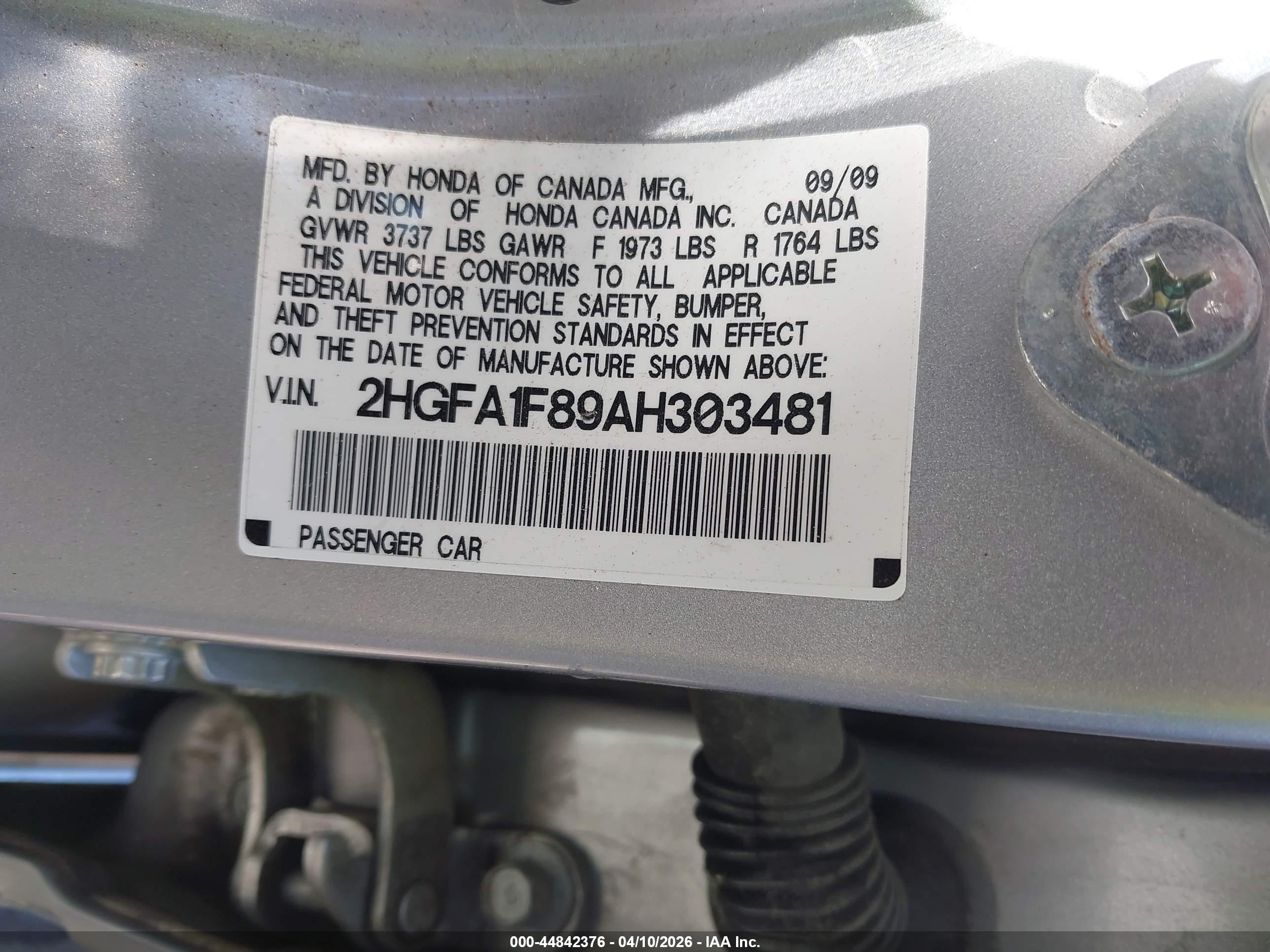 HONDA CIVIC image 9