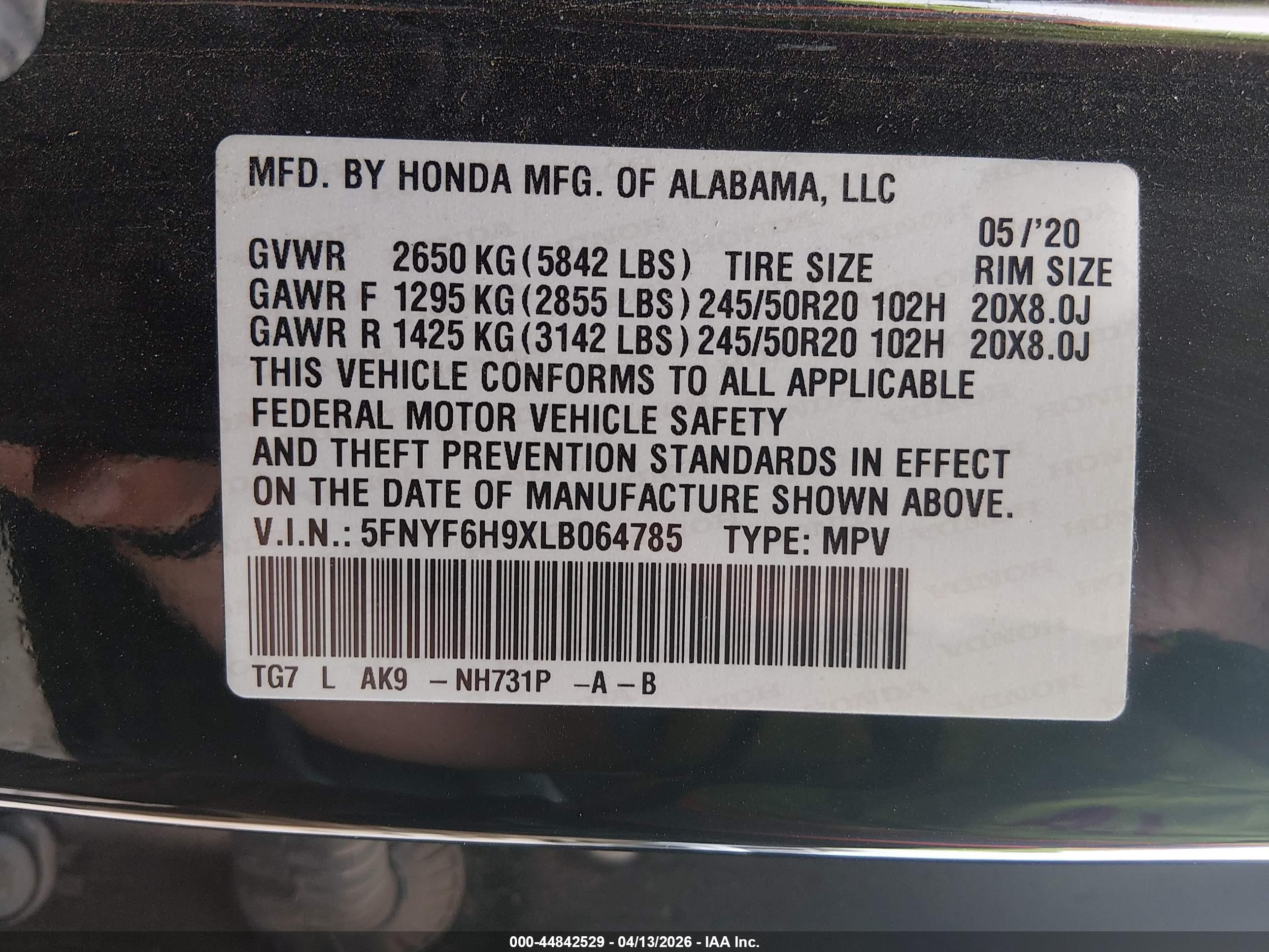 HONDA PILOT image 9